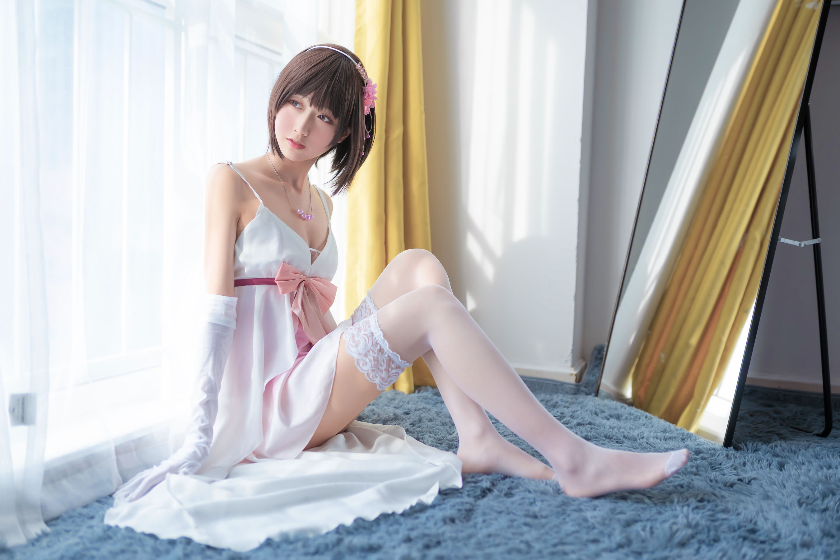 萌系小姐姐木绵绵OwO 加藤惠 礼服