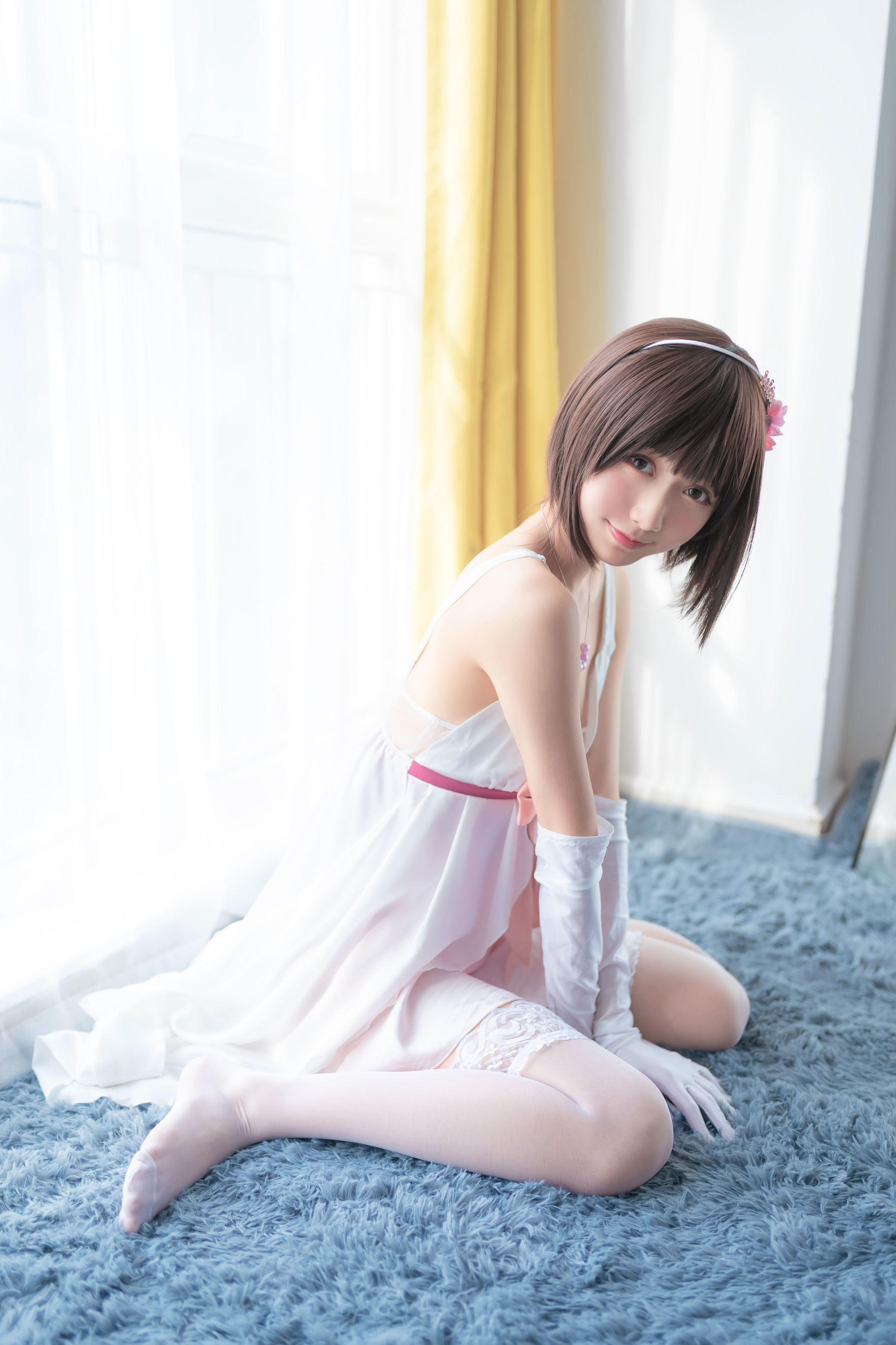 萌系小姐姐木绵绵OwO 加藤惠 礼服