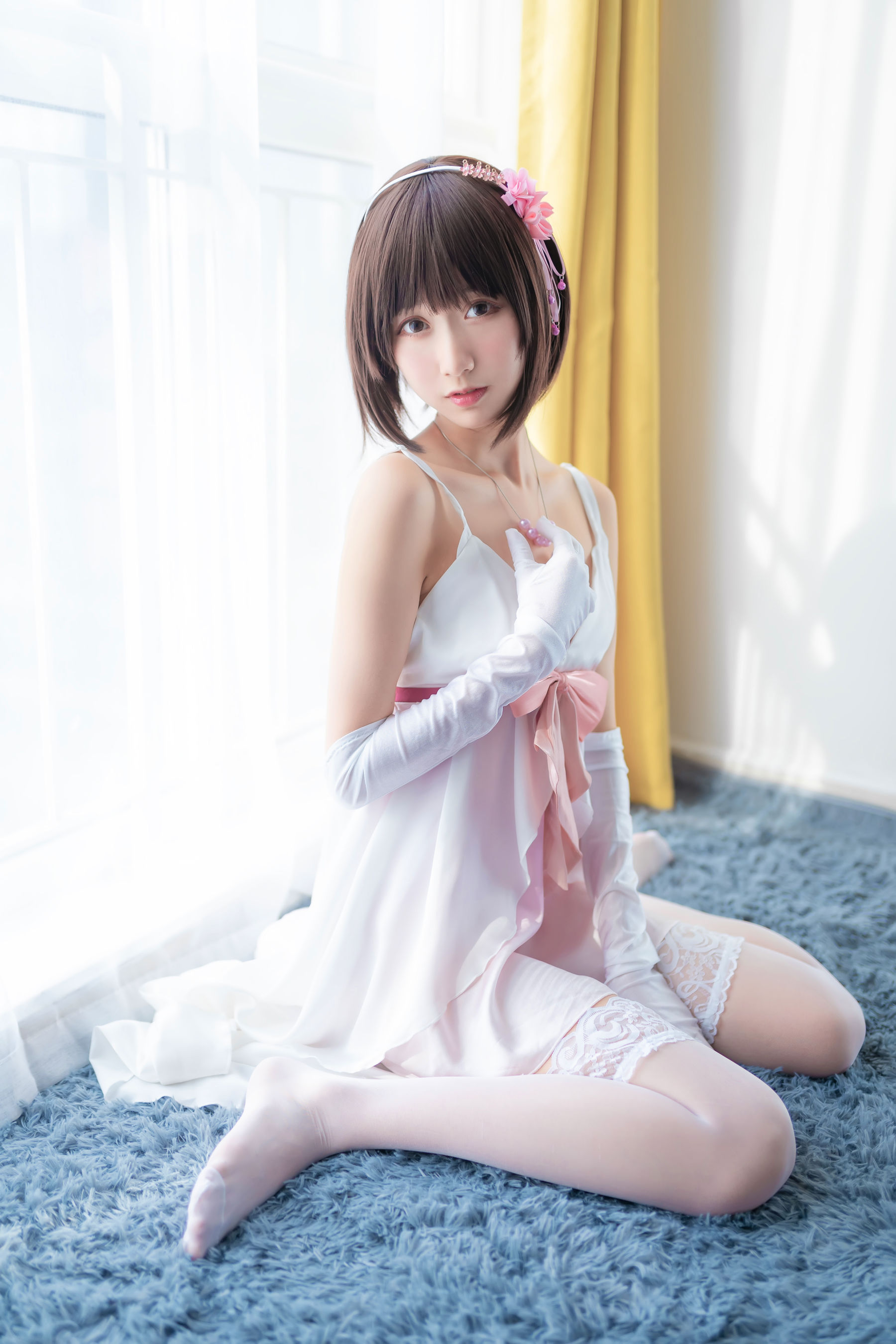 萌系小姐姐木绵绵OwO 加藤惠 礼服