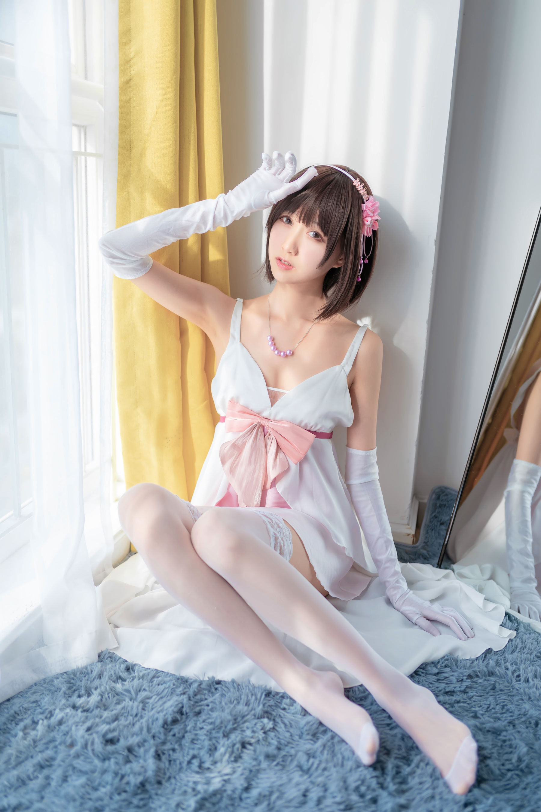 萌系小姐姐木绵绵OwO 加藤惠 礼服