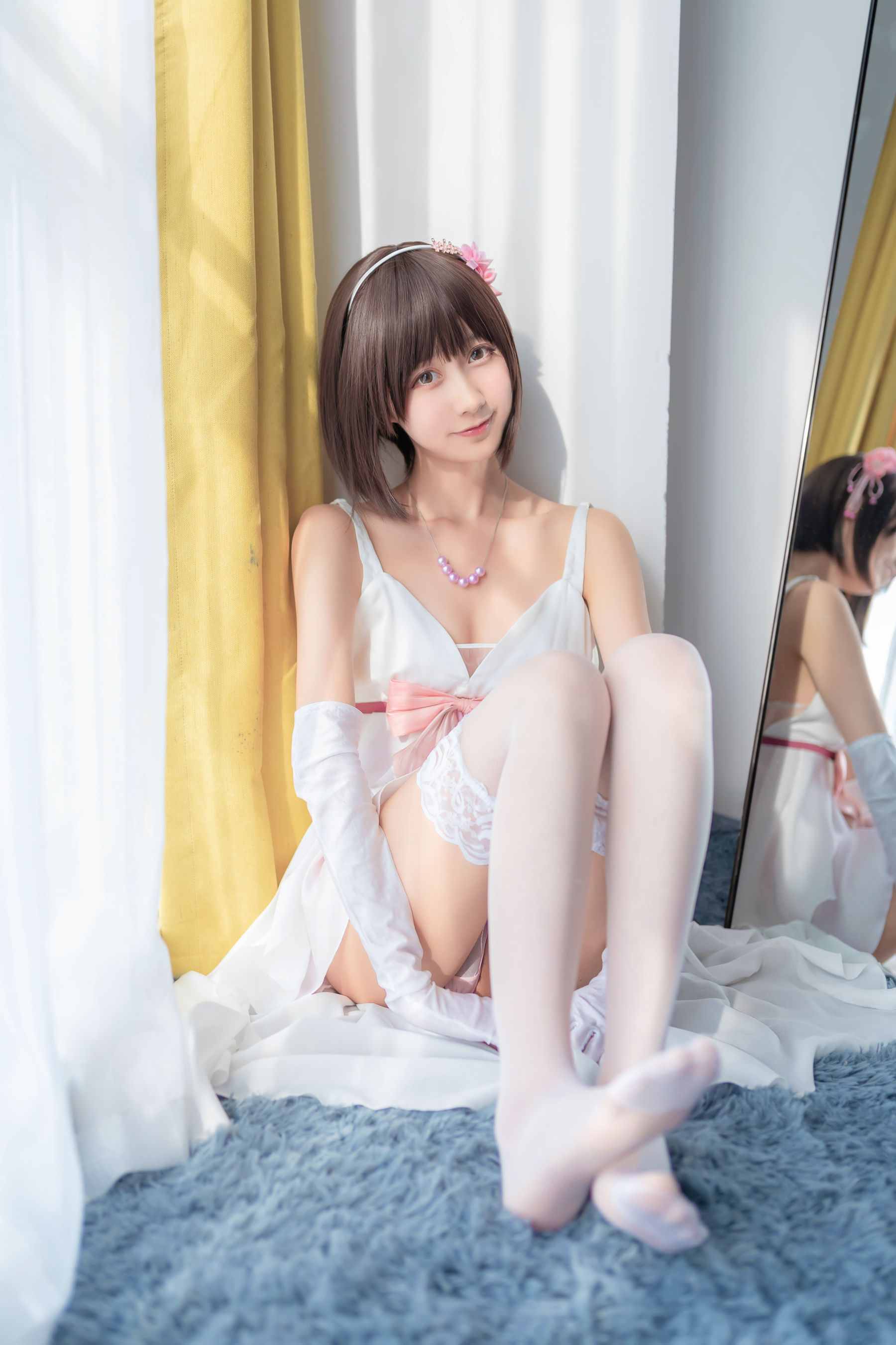 萌系小姐姐木绵绵OwO 加藤惠 礼服