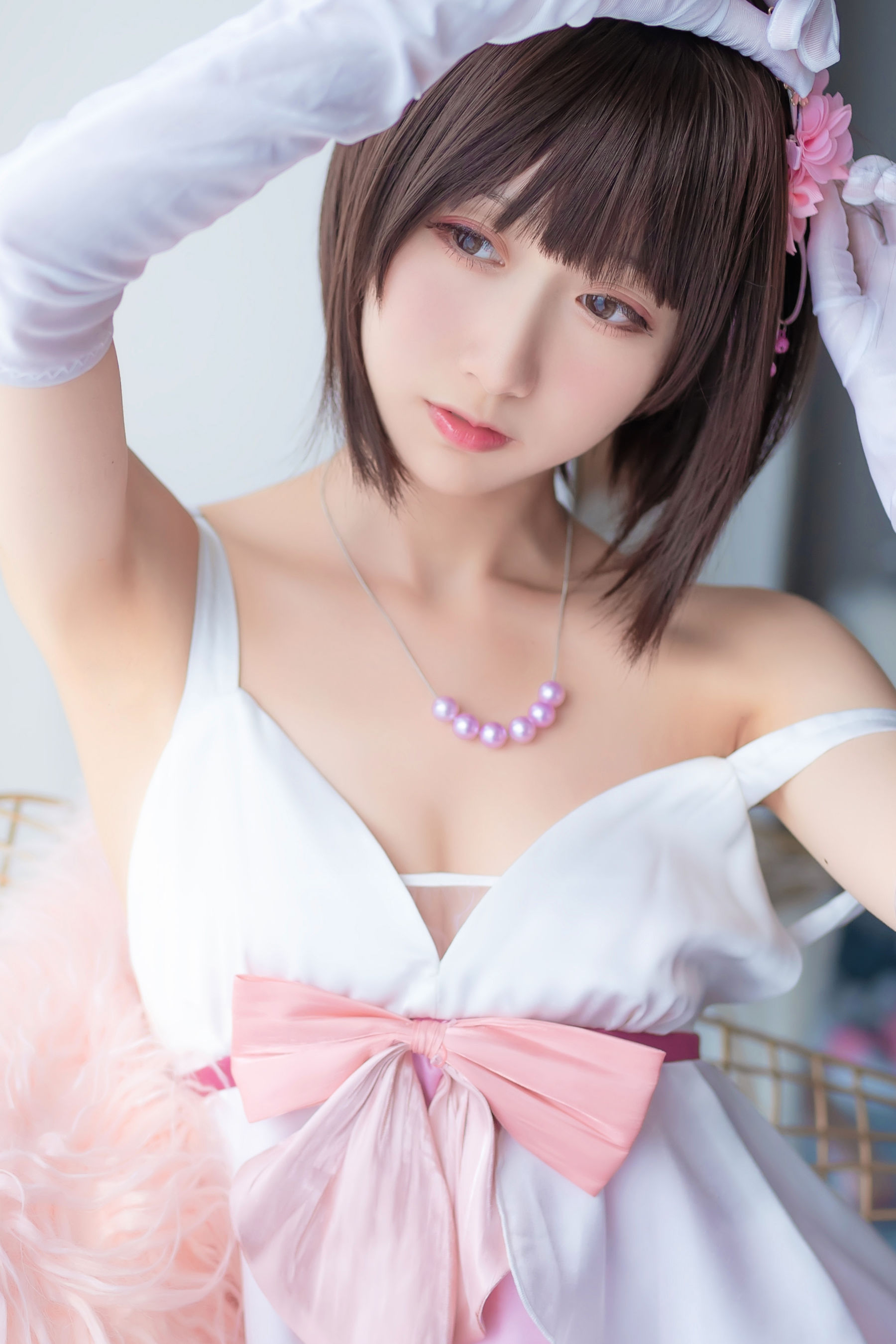 萌系小姐姐木绵绵OwO 加藤惠 礼服