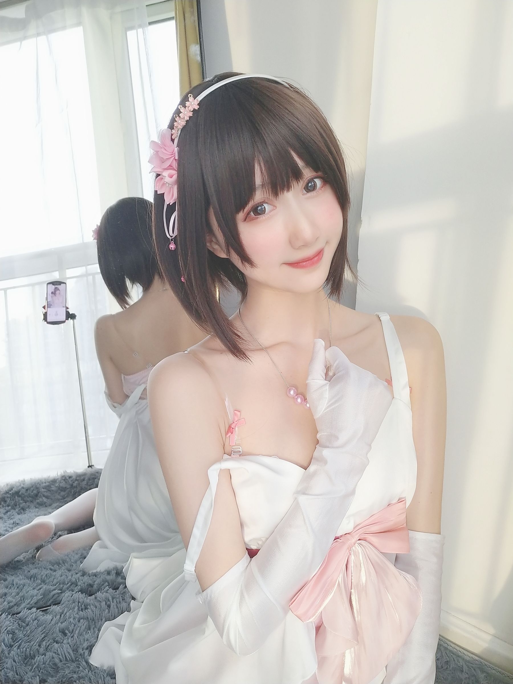 萌系小姐姐木绵绵OwO 加藤惠 礼服
