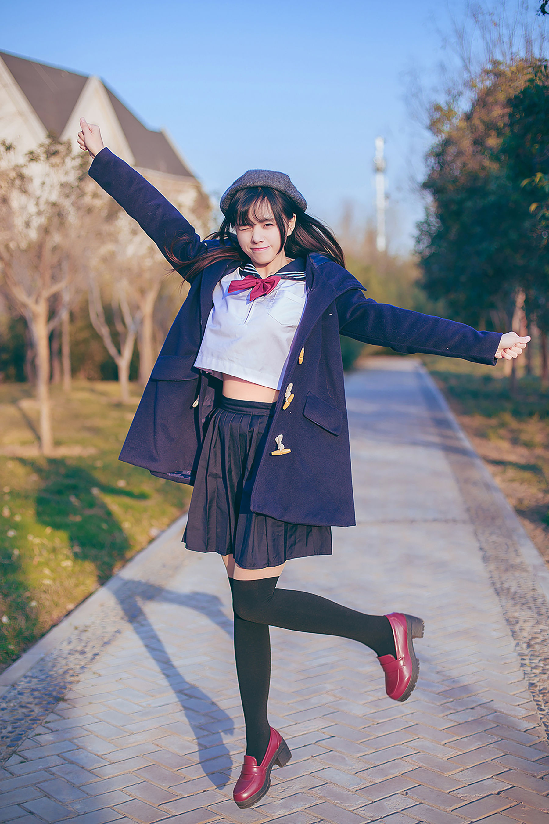 萌系小野妹子w JK黑丝