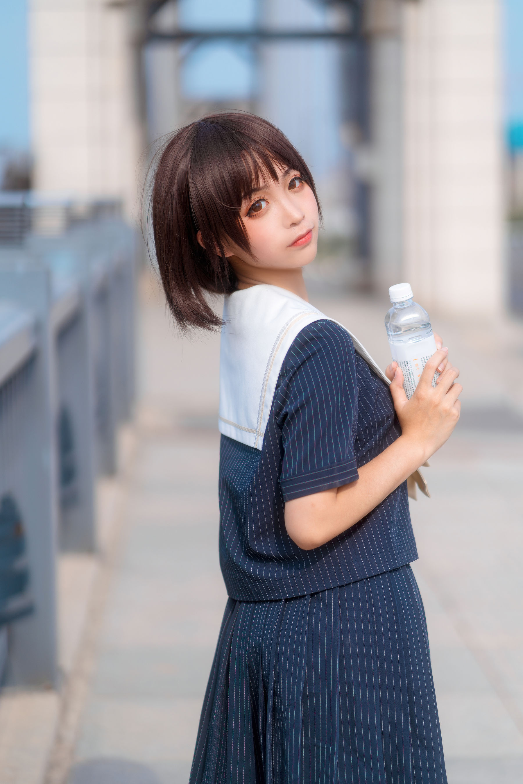 动漫博主蠢沫沫 JK制服