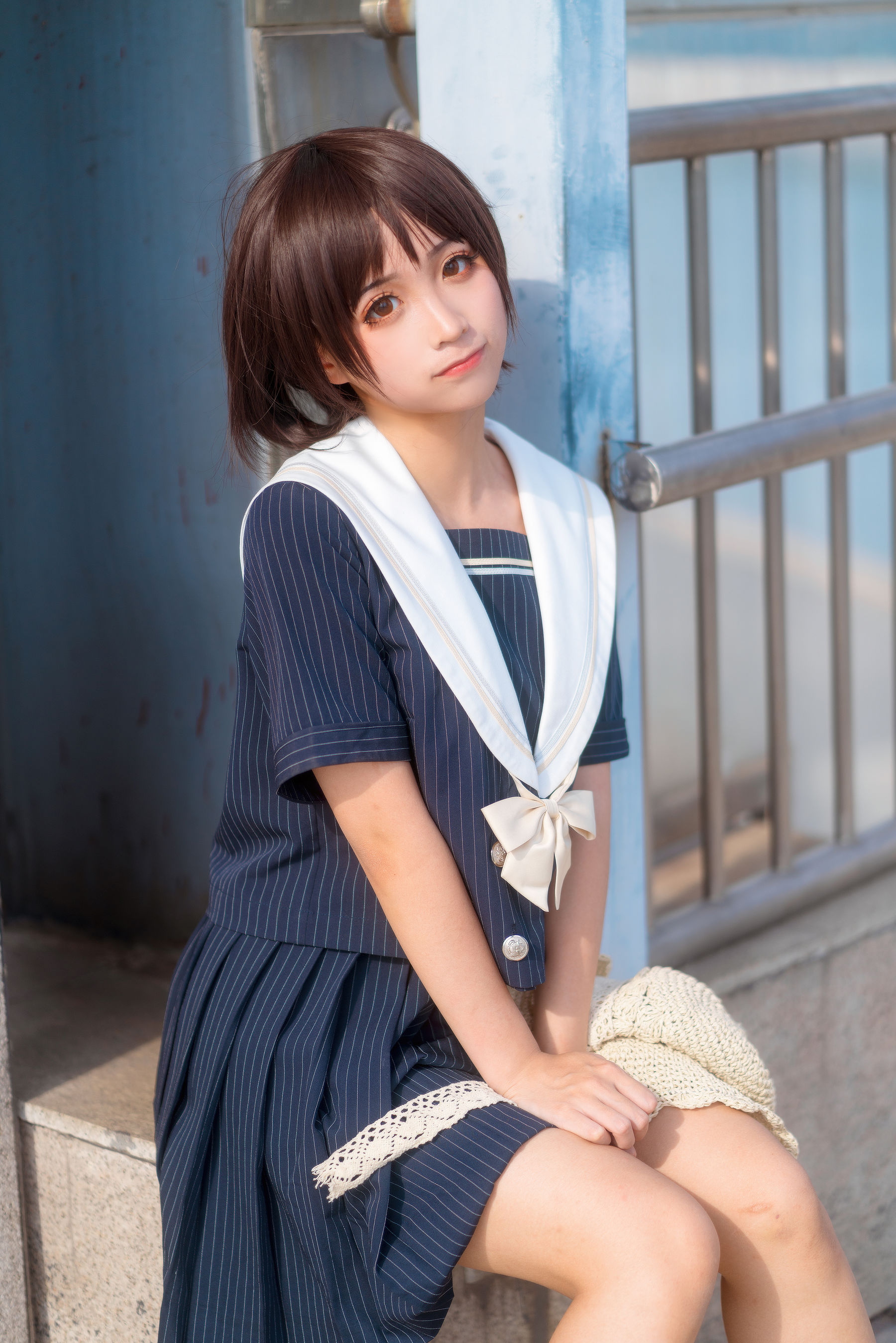 动漫博主蠢沫沫 JK制服