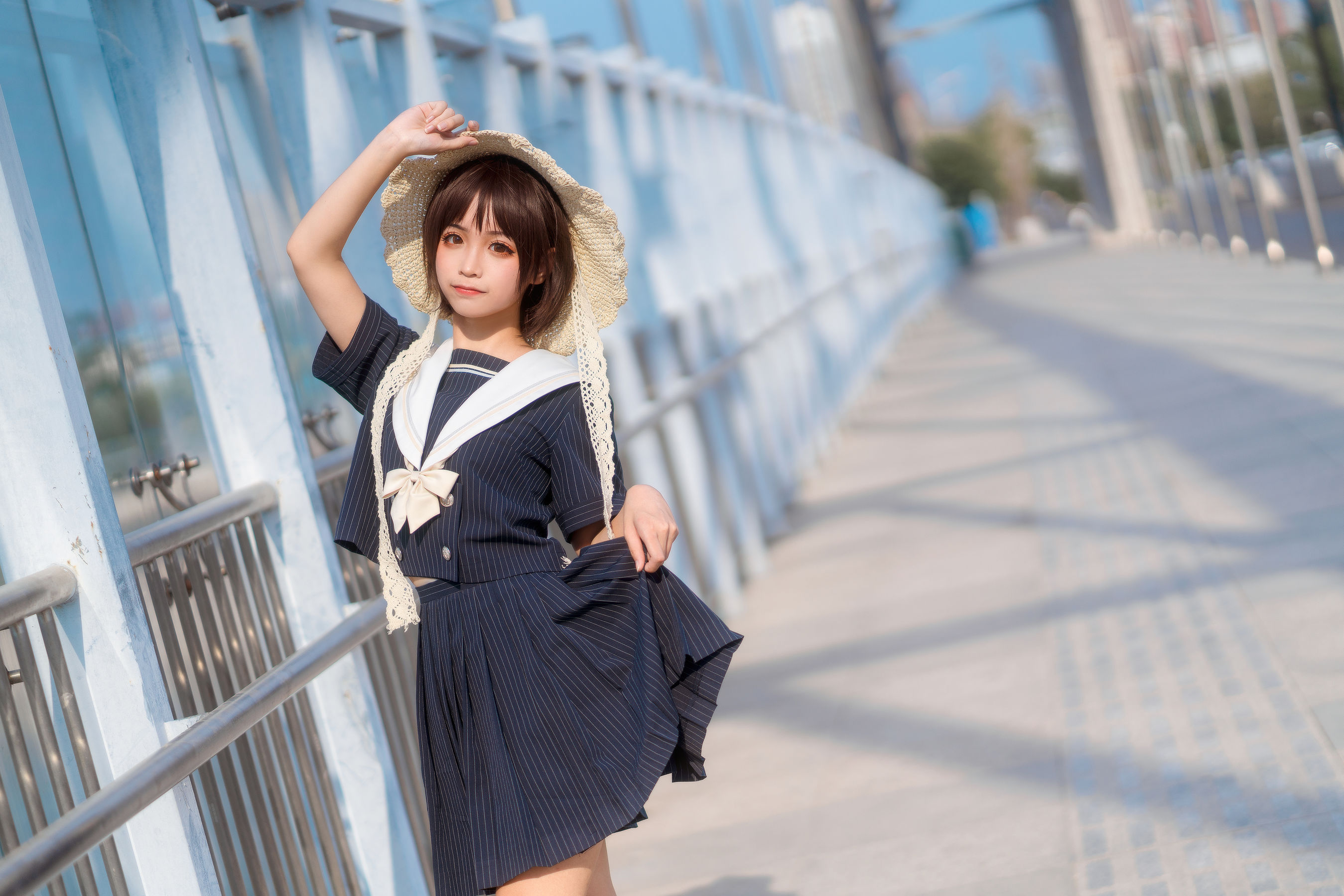 动漫博主蠢沫沫 JK制服