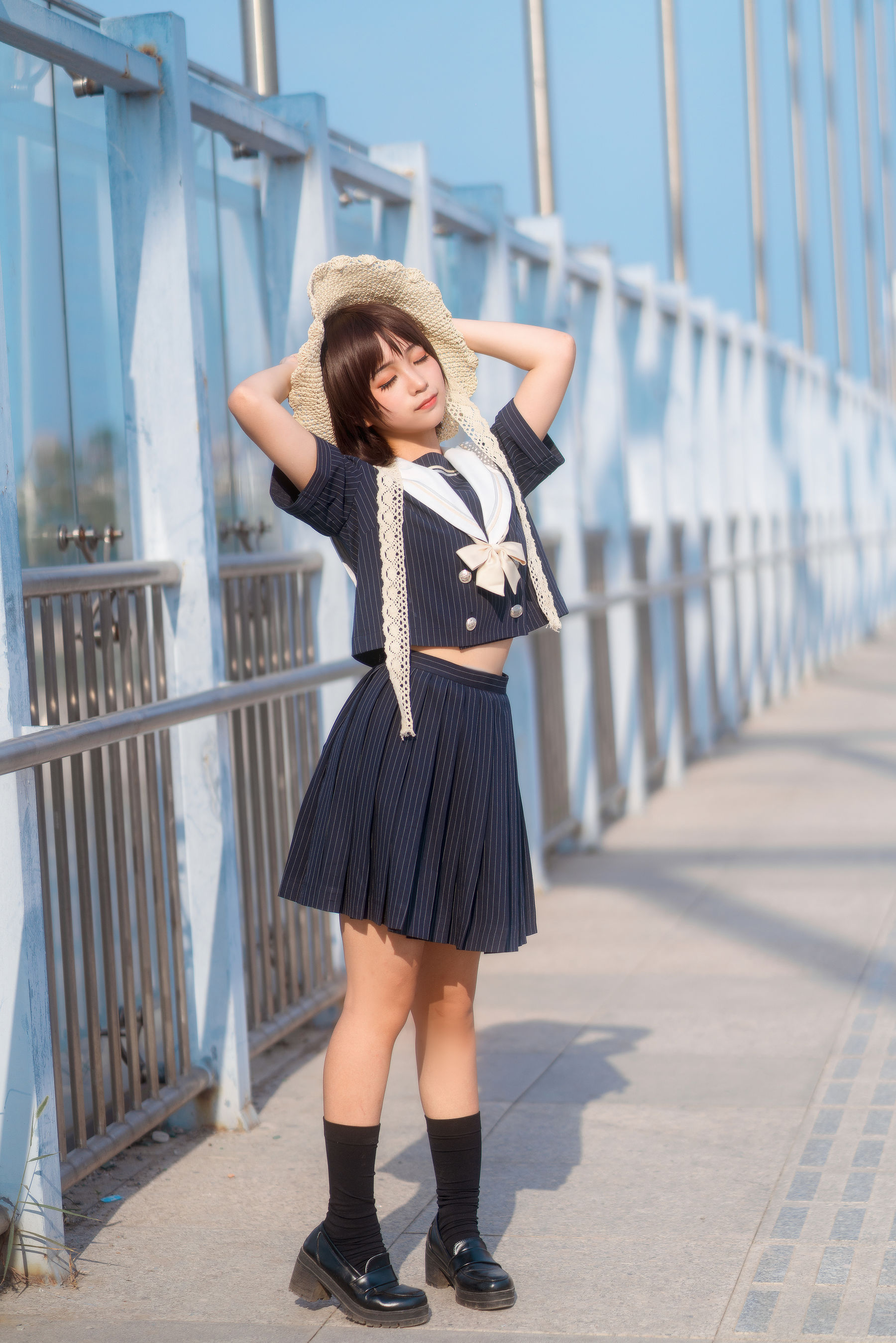 动漫博主蠢沫沫 JK制服