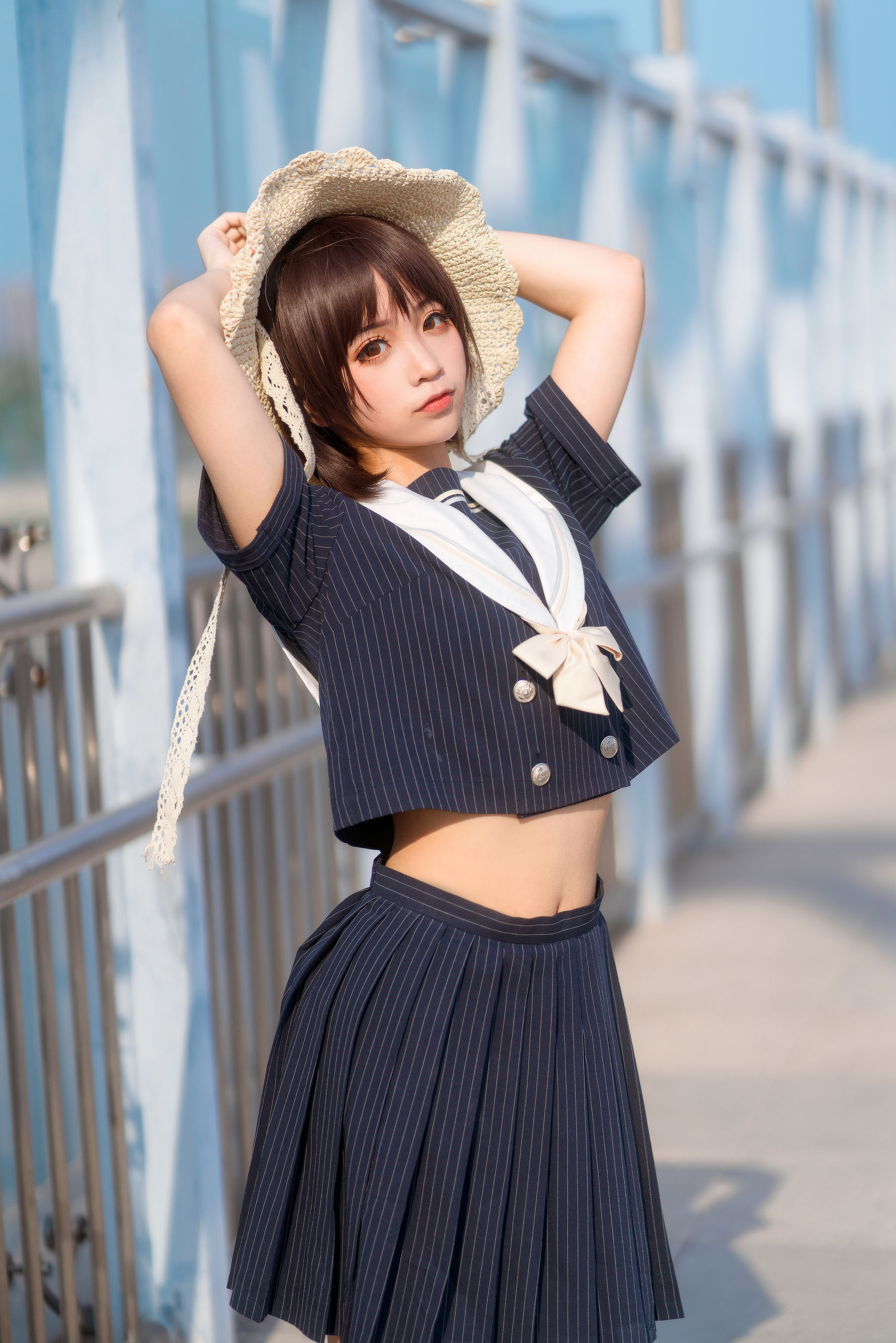动漫博主蠢沫沫 JK制服