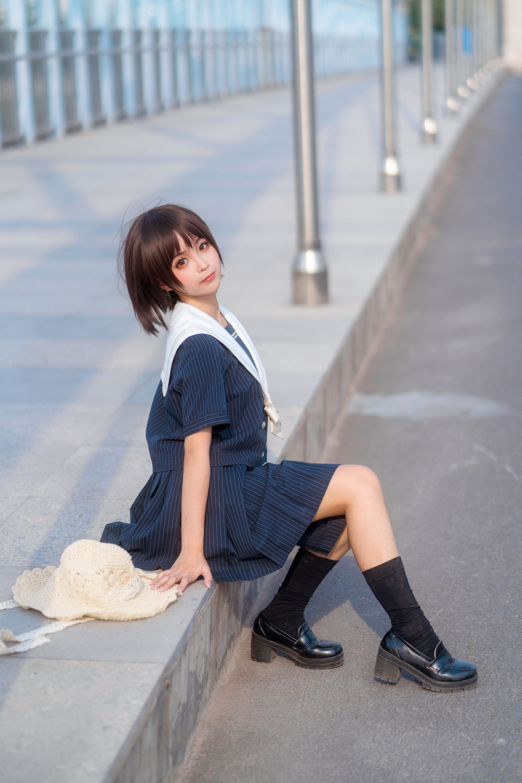 动漫博主蠢沫沫 JK制服