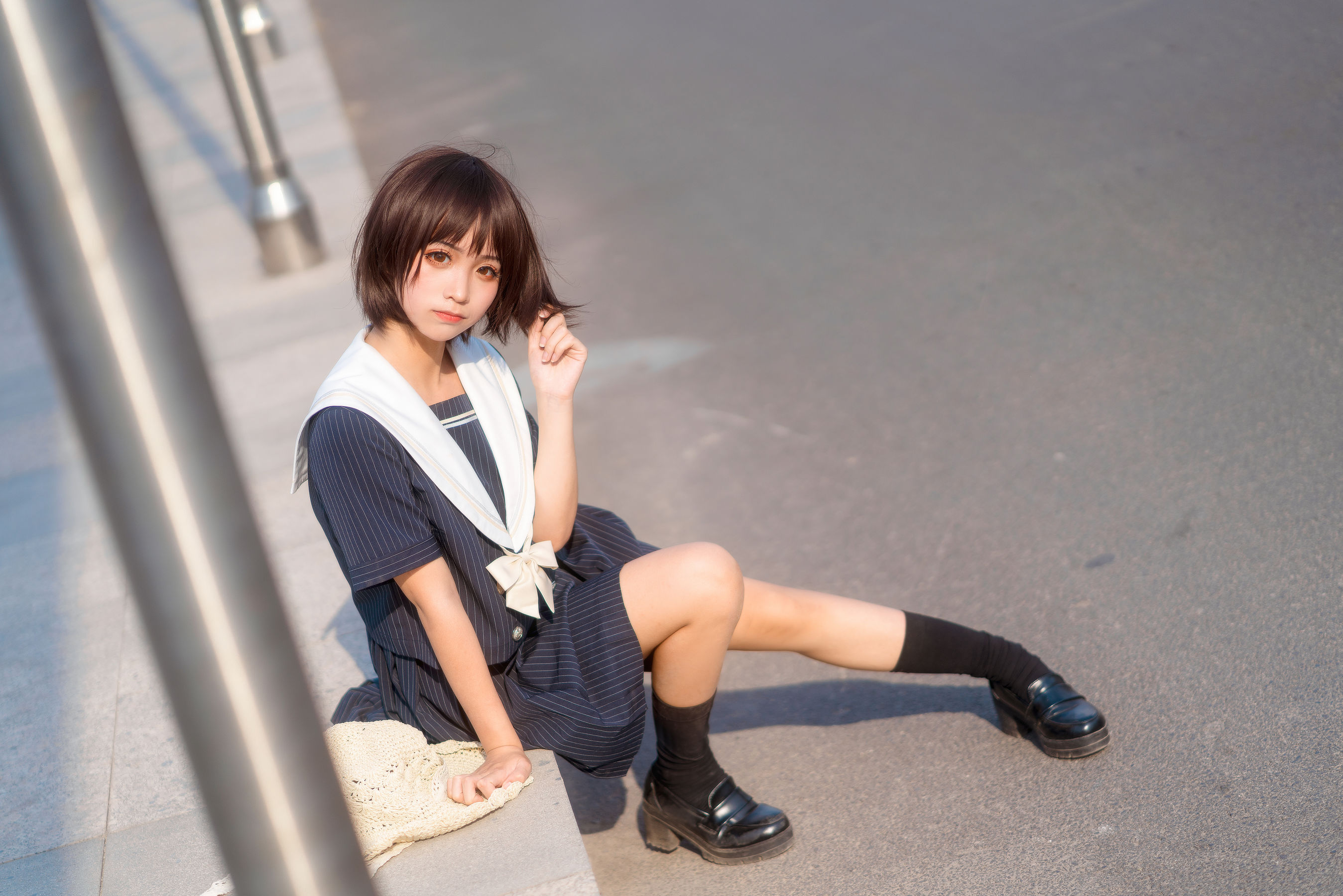 动漫博主蠢沫沫 JK制服