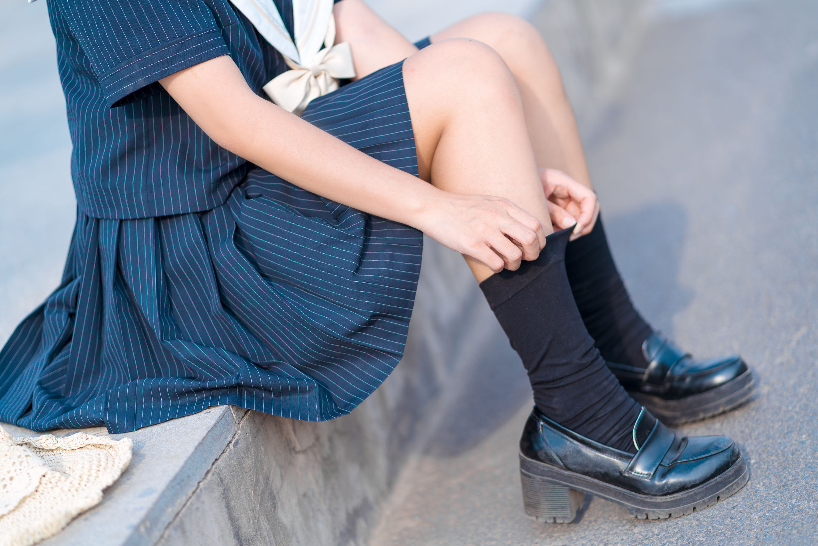 动漫博主蠢沫沫 JK制服