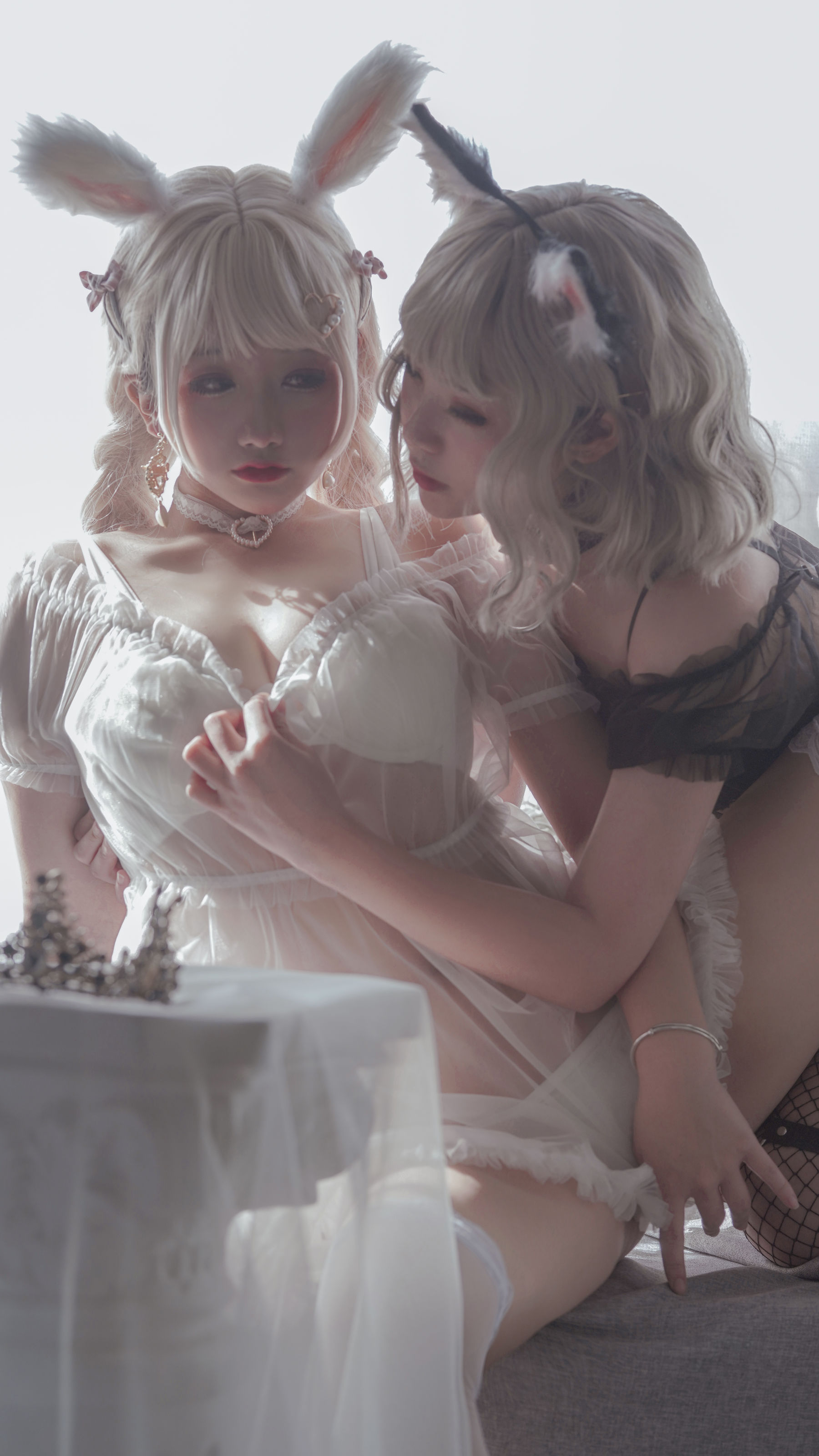 Cosplay日奈娇 猫与兔