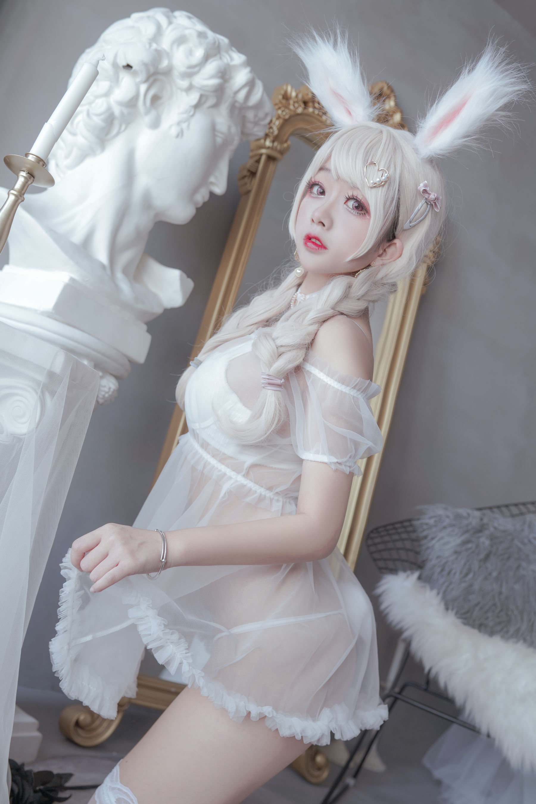 Cosplay日奈娇 猫与兔