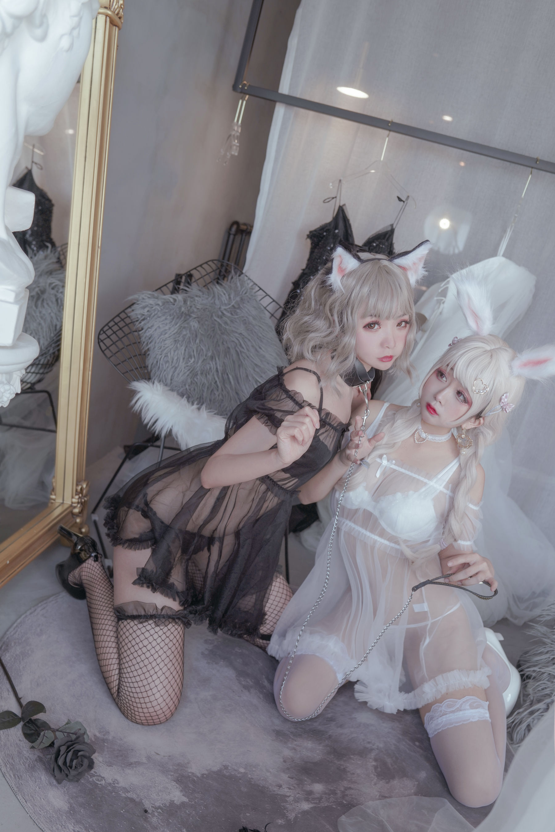 Cosplay日奈娇 猫与兔