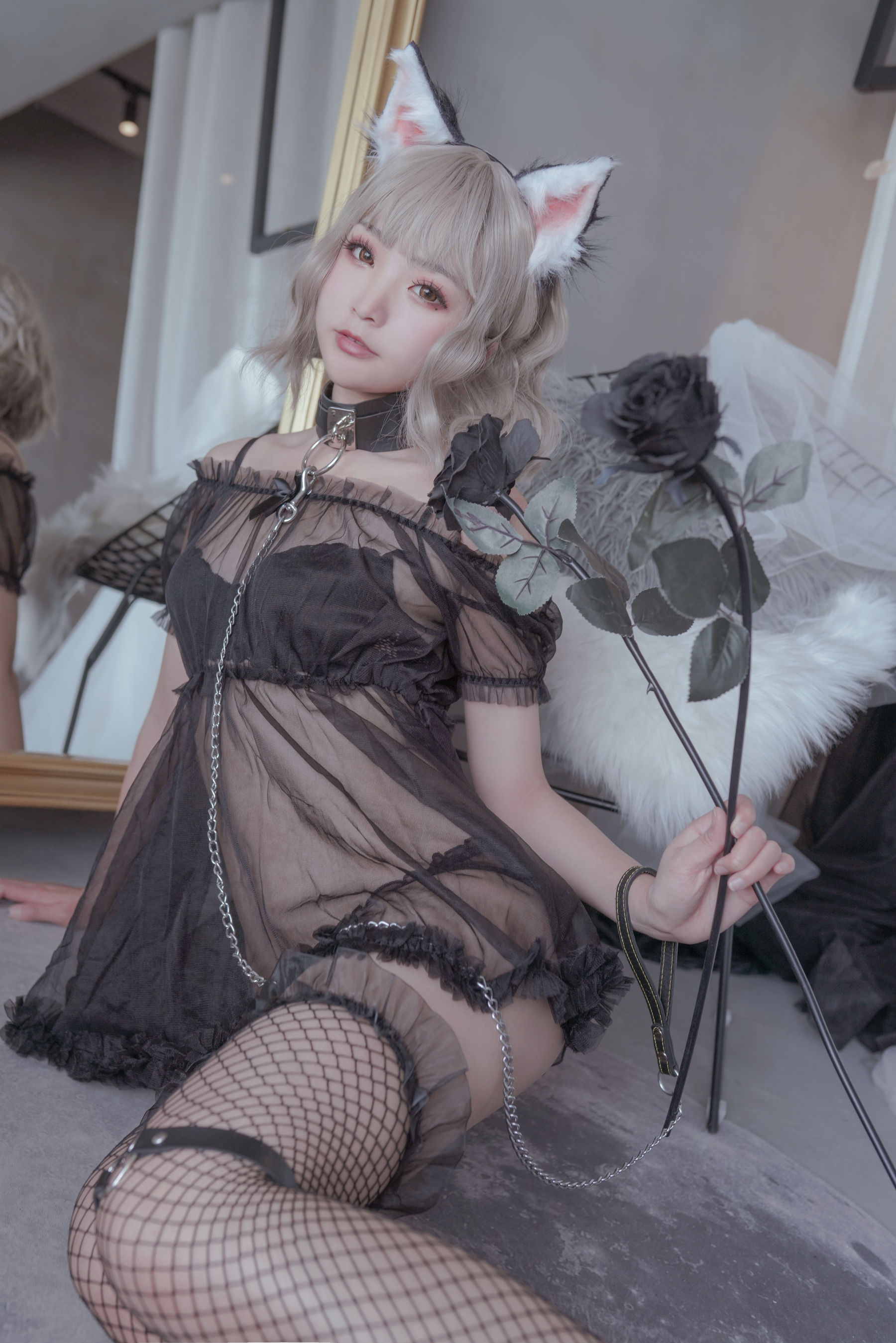 Cosplay日奈娇 猫与兔