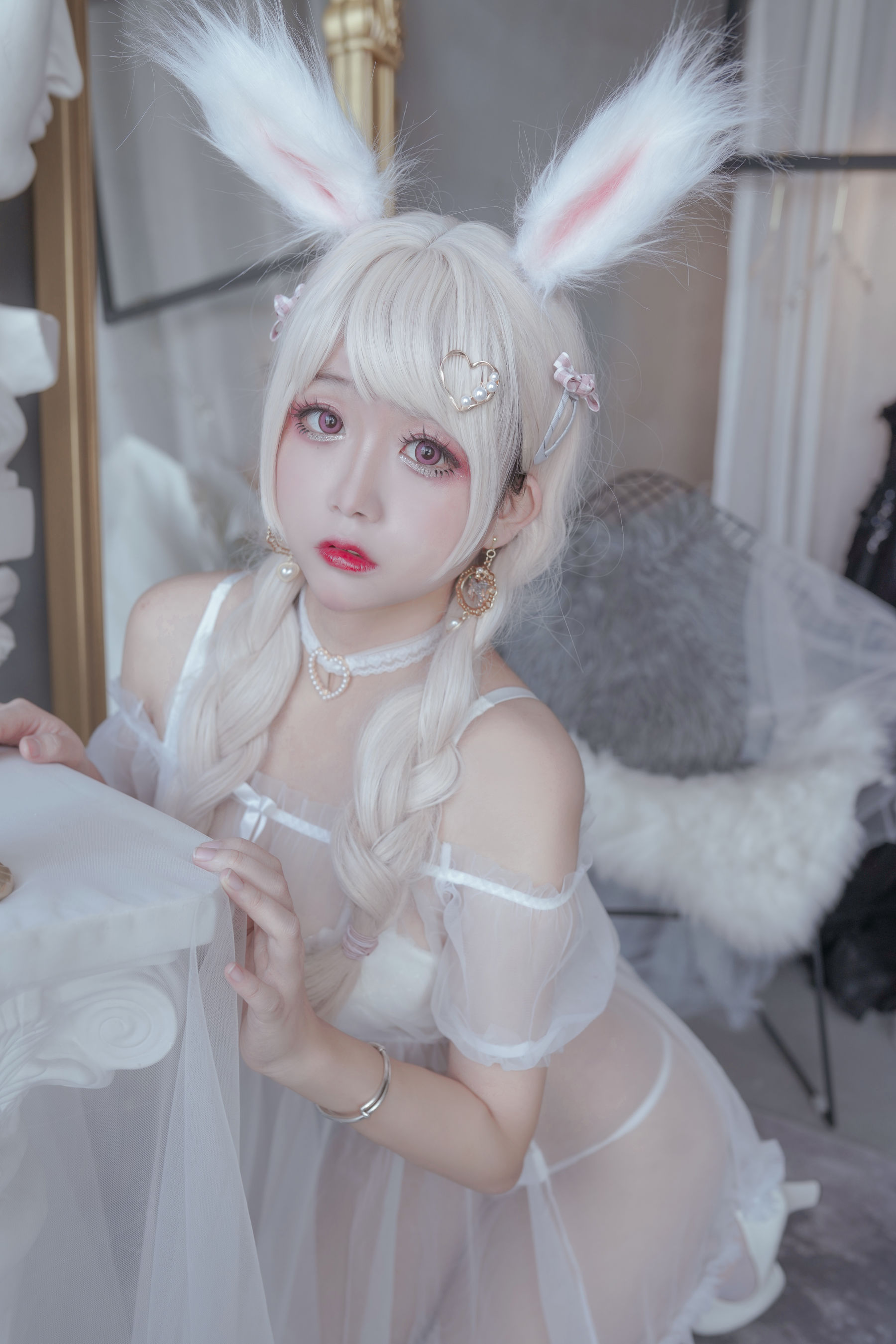 Cosplay日奈娇 猫与兔