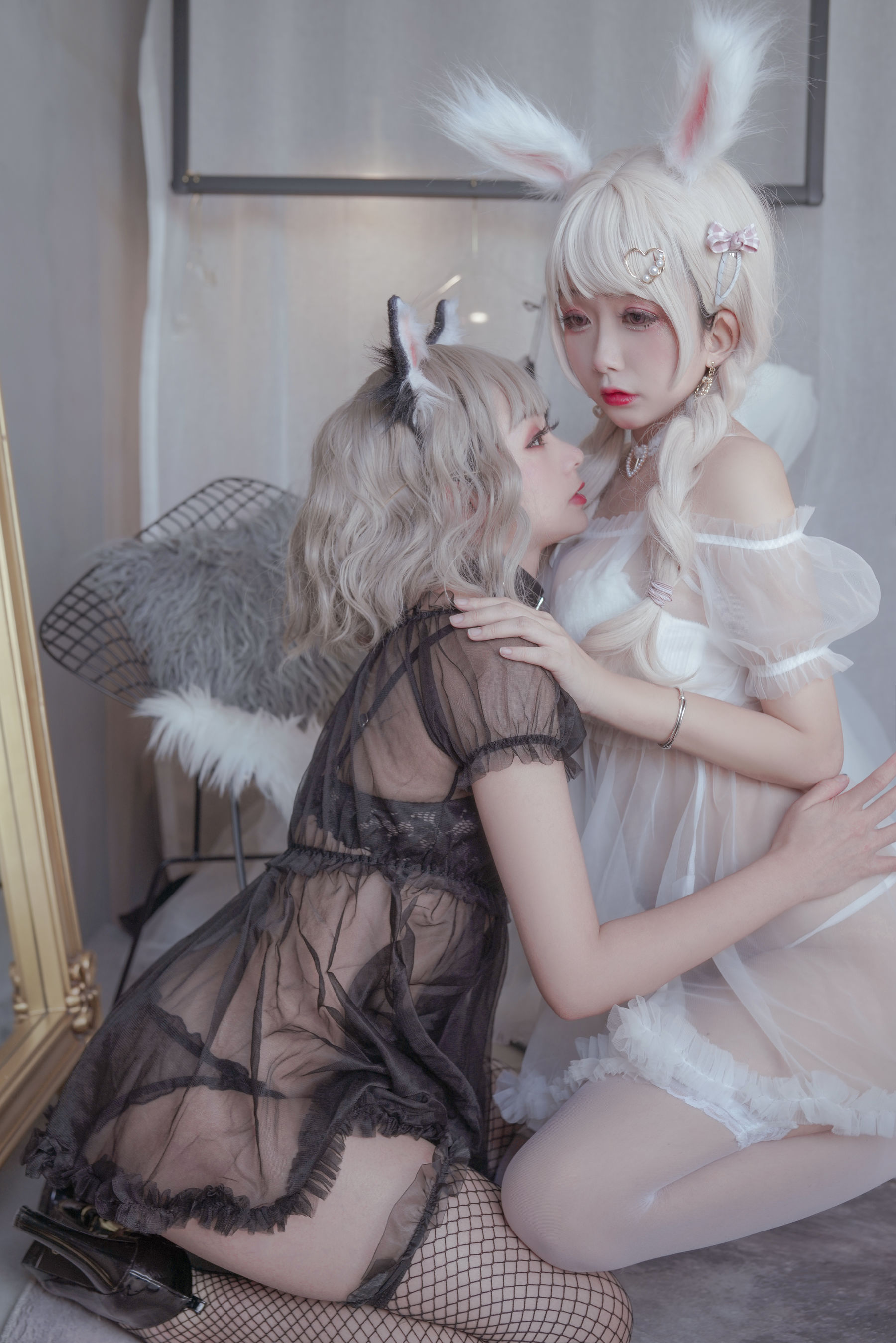 Cosplay日奈娇 猫与兔