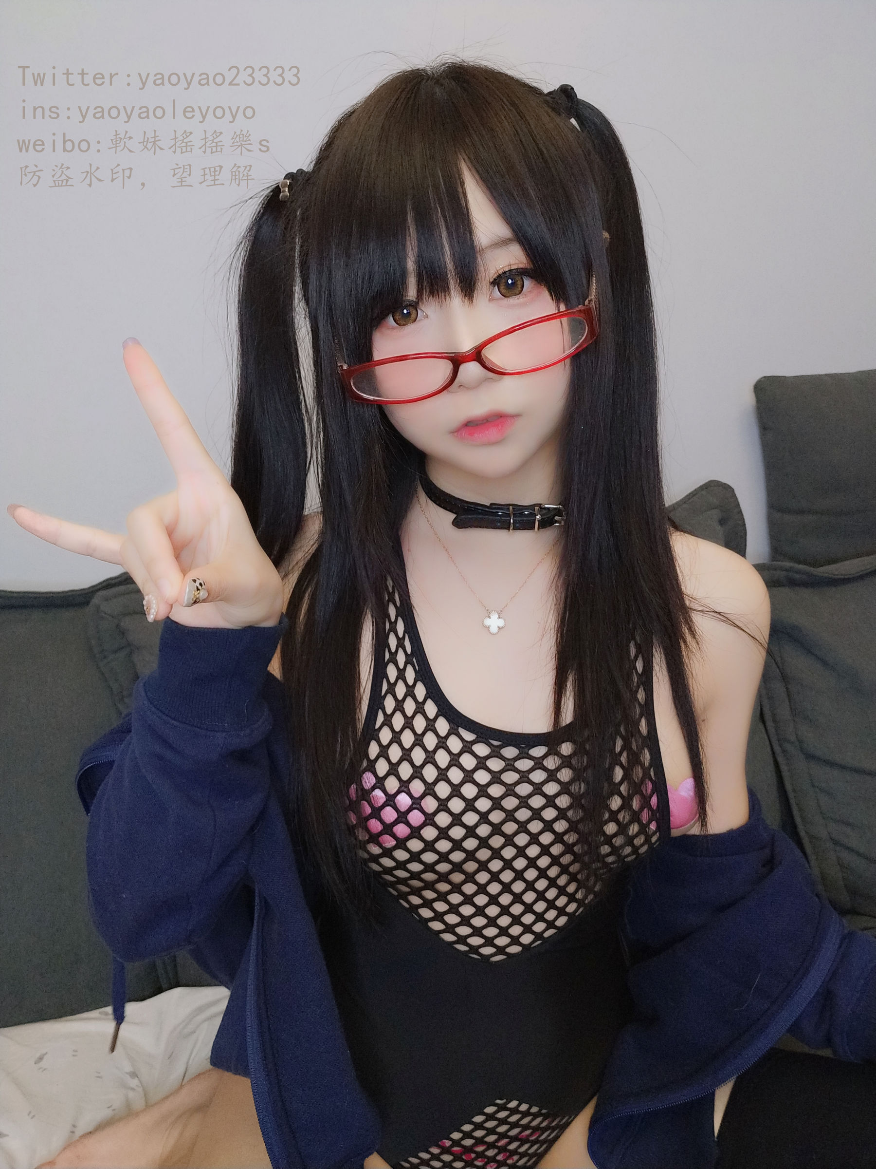 萌妹子Coser摇摇乐yoyo 黑网情趣