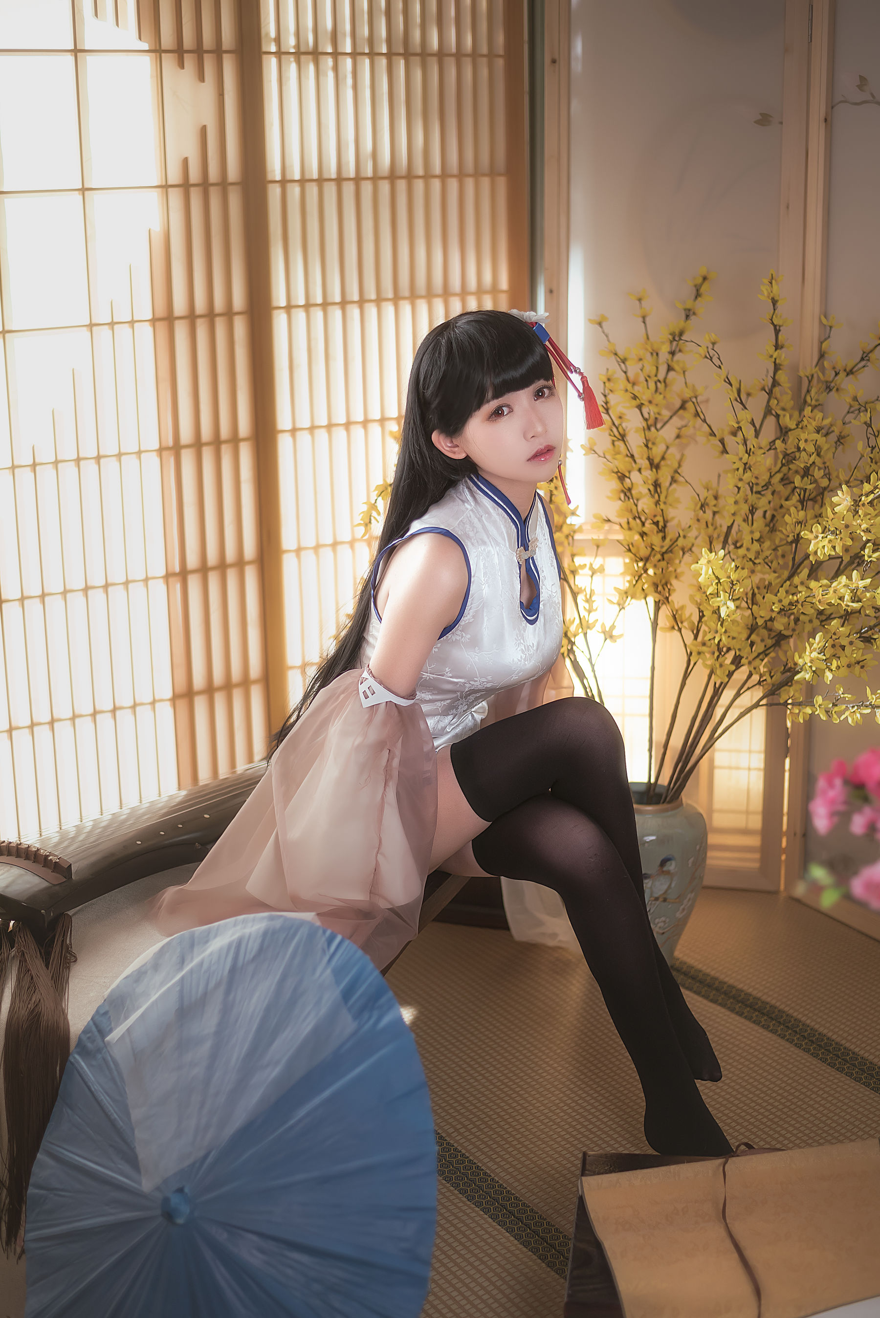 超人气Coser鳗鱼霏儿 碧蓝华裳 逸仙
