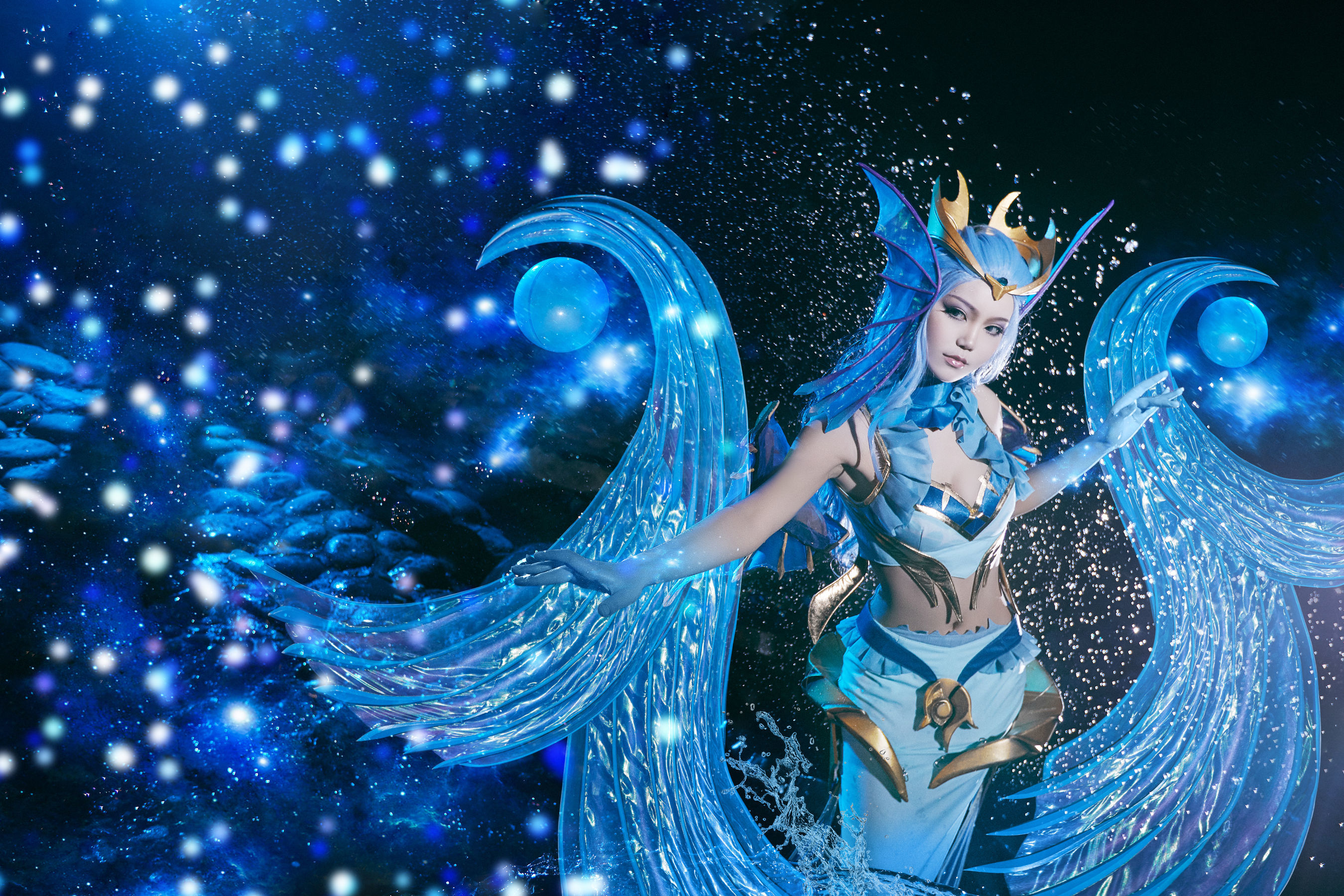 人气coser戚顾儿MIKI 王者荣耀 武则天海洋之心