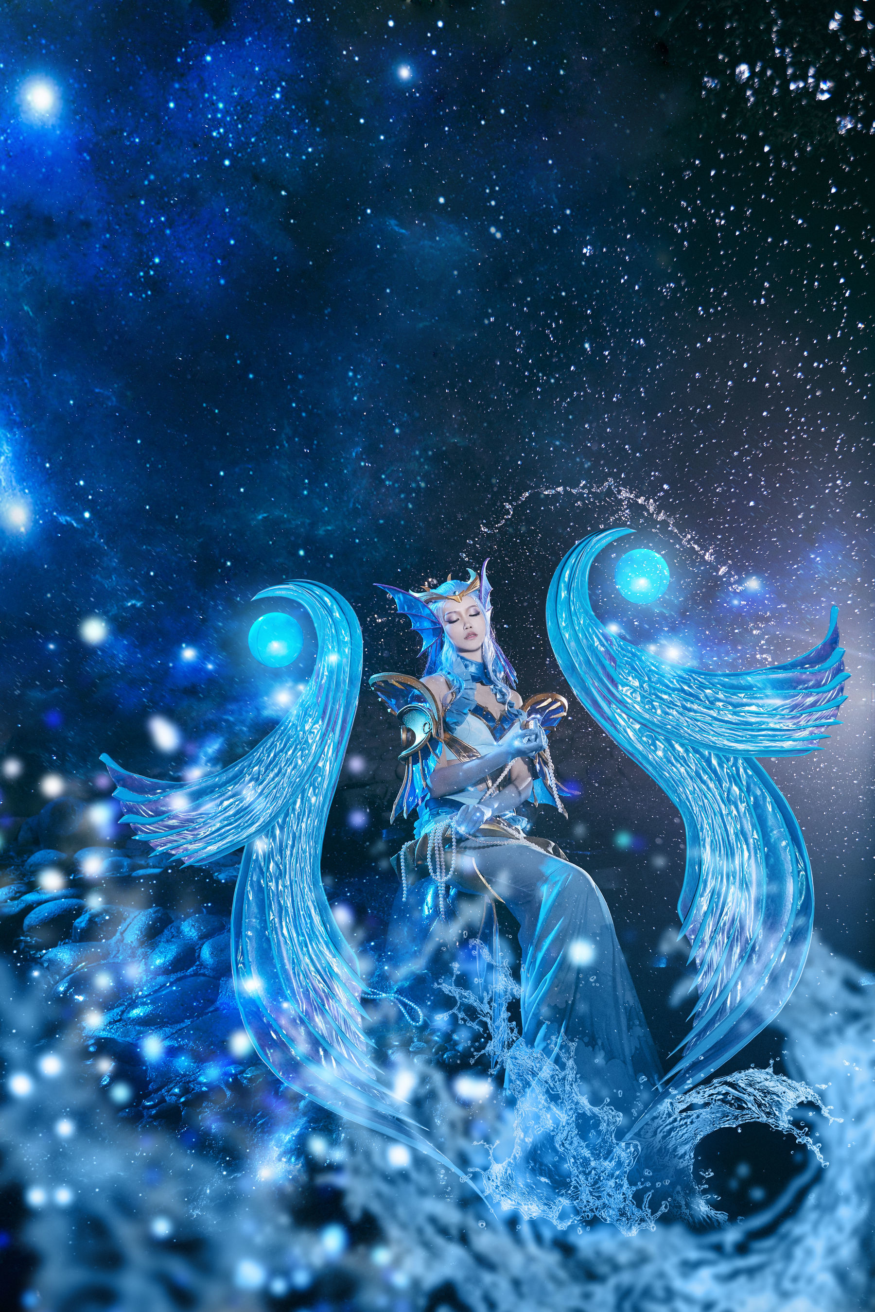 人气coser戚顾儿MIKI 王者荣耀 武则天海洋之心