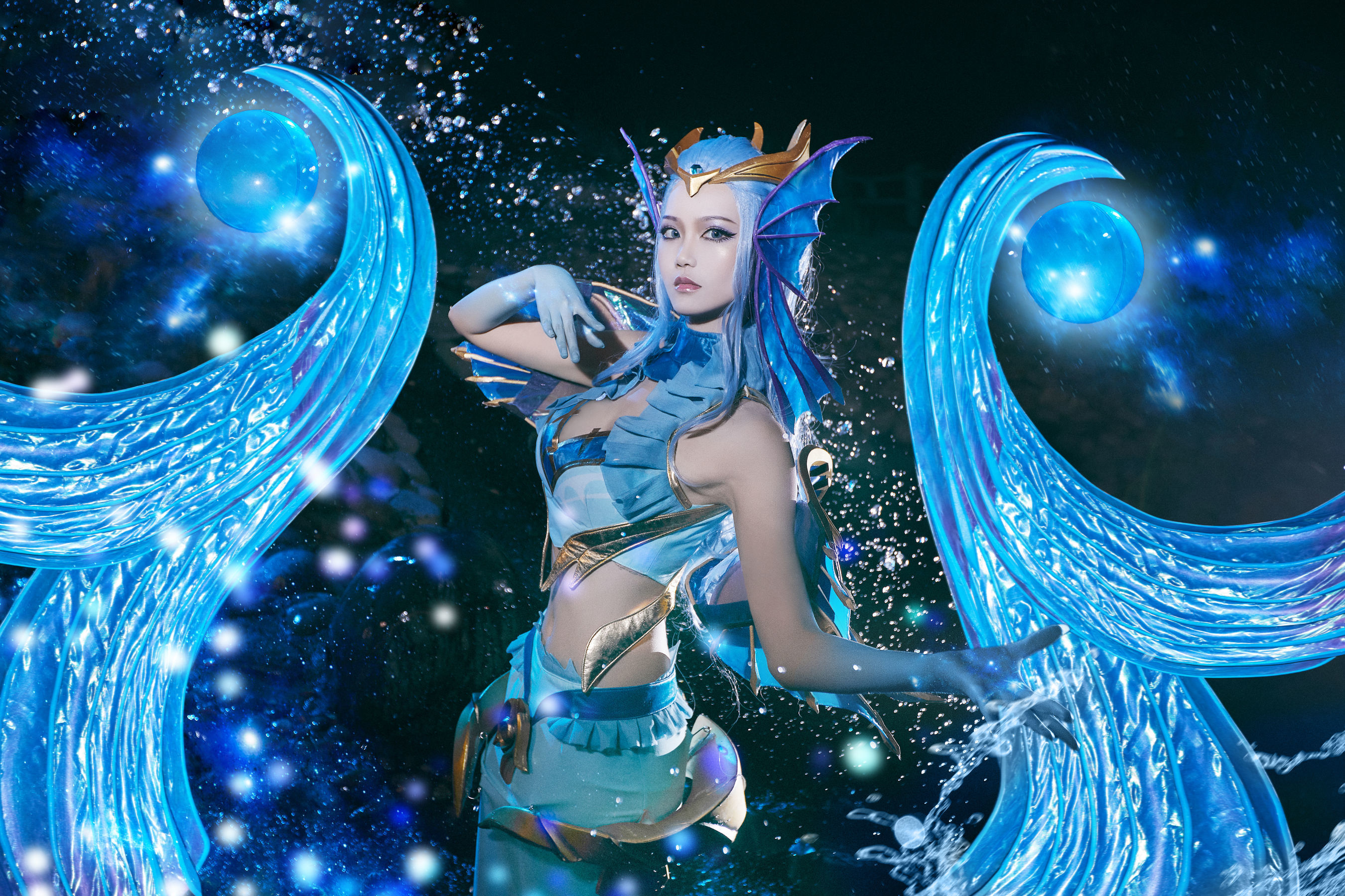 人气coser戚顾儿MIKI 王者荣耀 武则天海洋之心