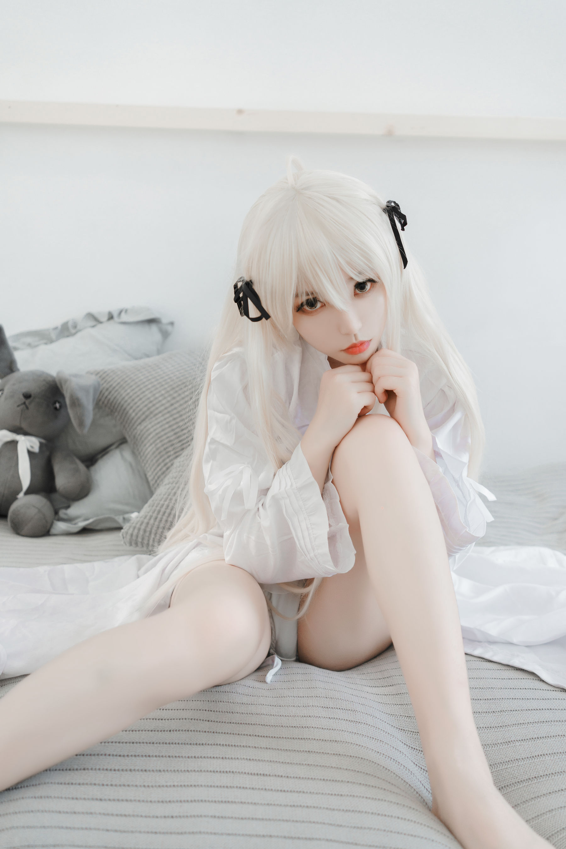 萌妹白易子教主 白裙