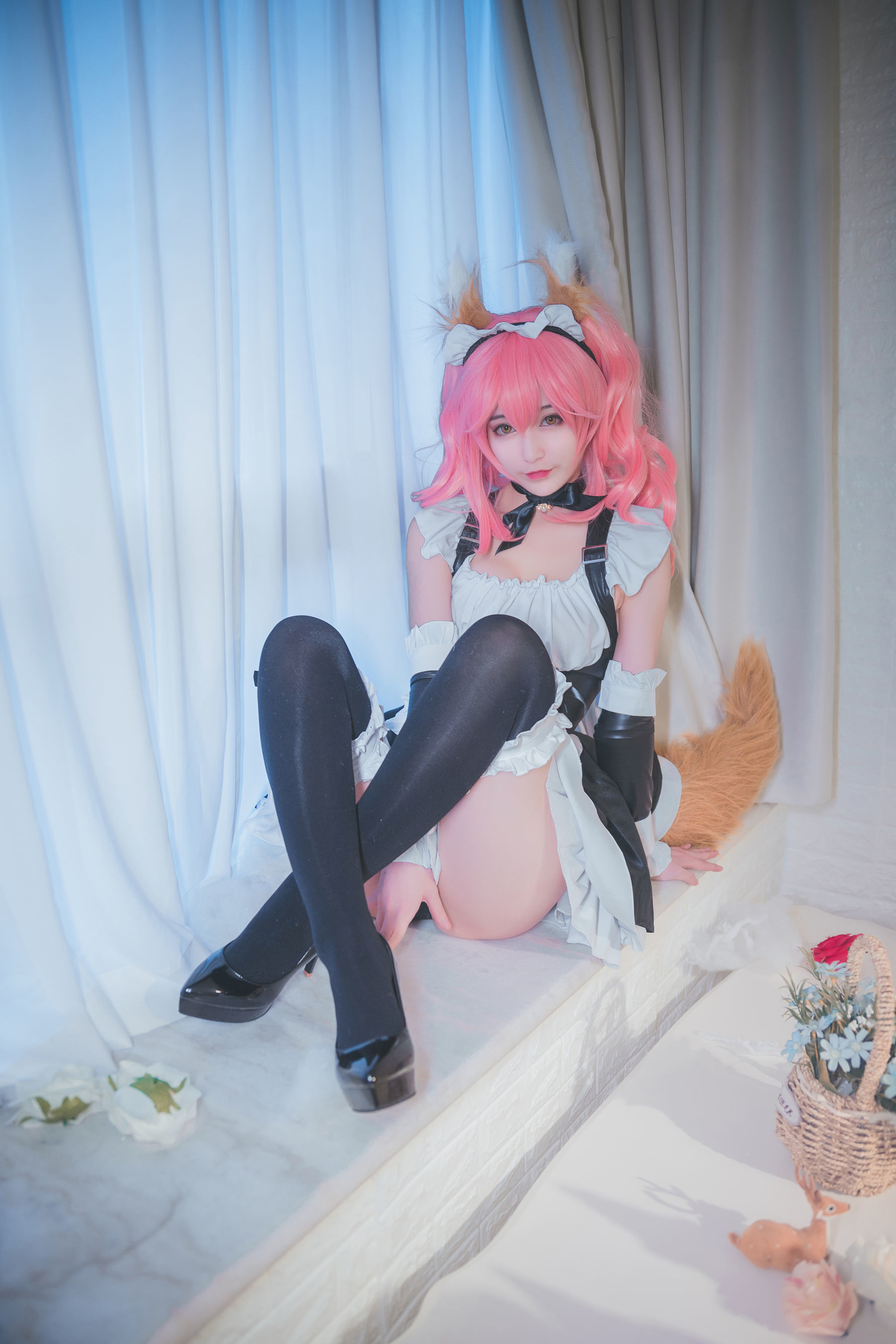 动漫博主铁板烧鬼舞w 玉藻前女仆