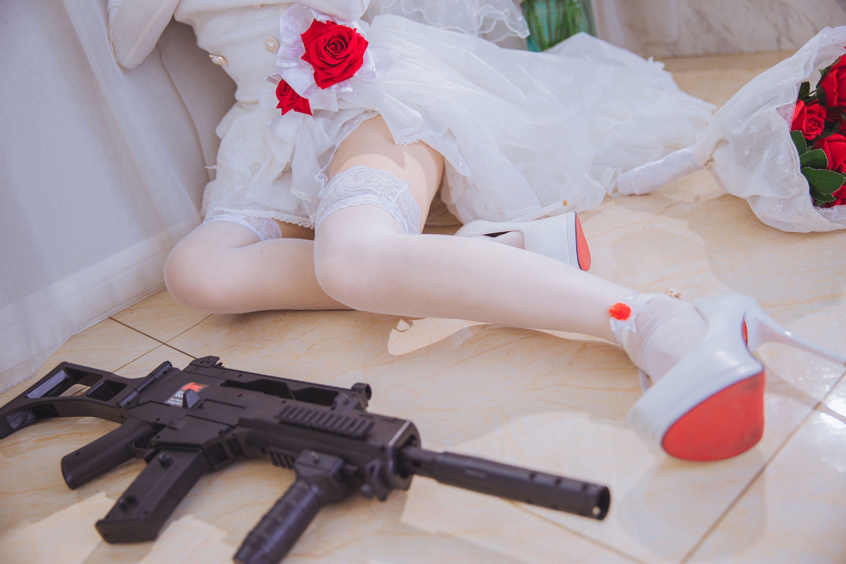Cosplay日奈娇 g36c 礼服