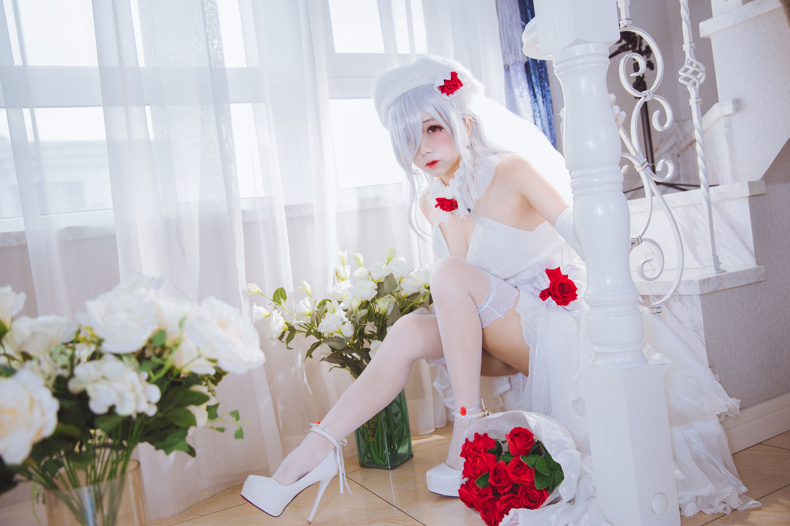 Cosplay日奈娇 g36c 礼服