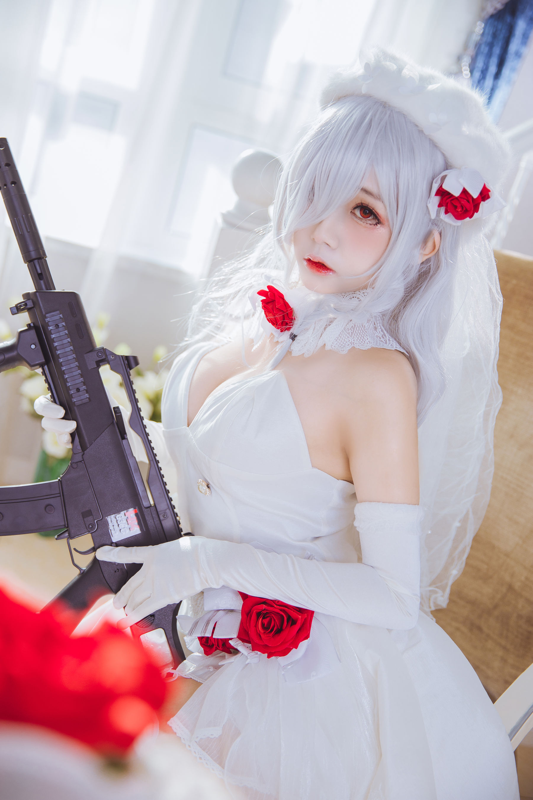 Cosplay日奈娇 g36c 礼服
