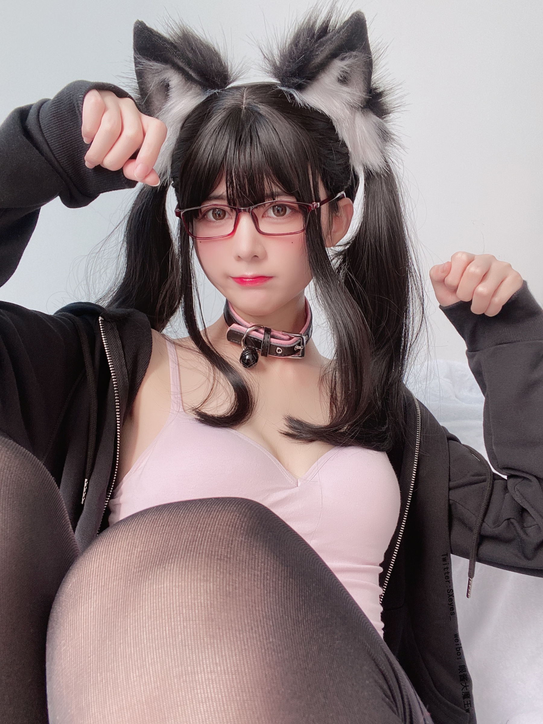 萌妹子眼酱大魔王w 黑狐