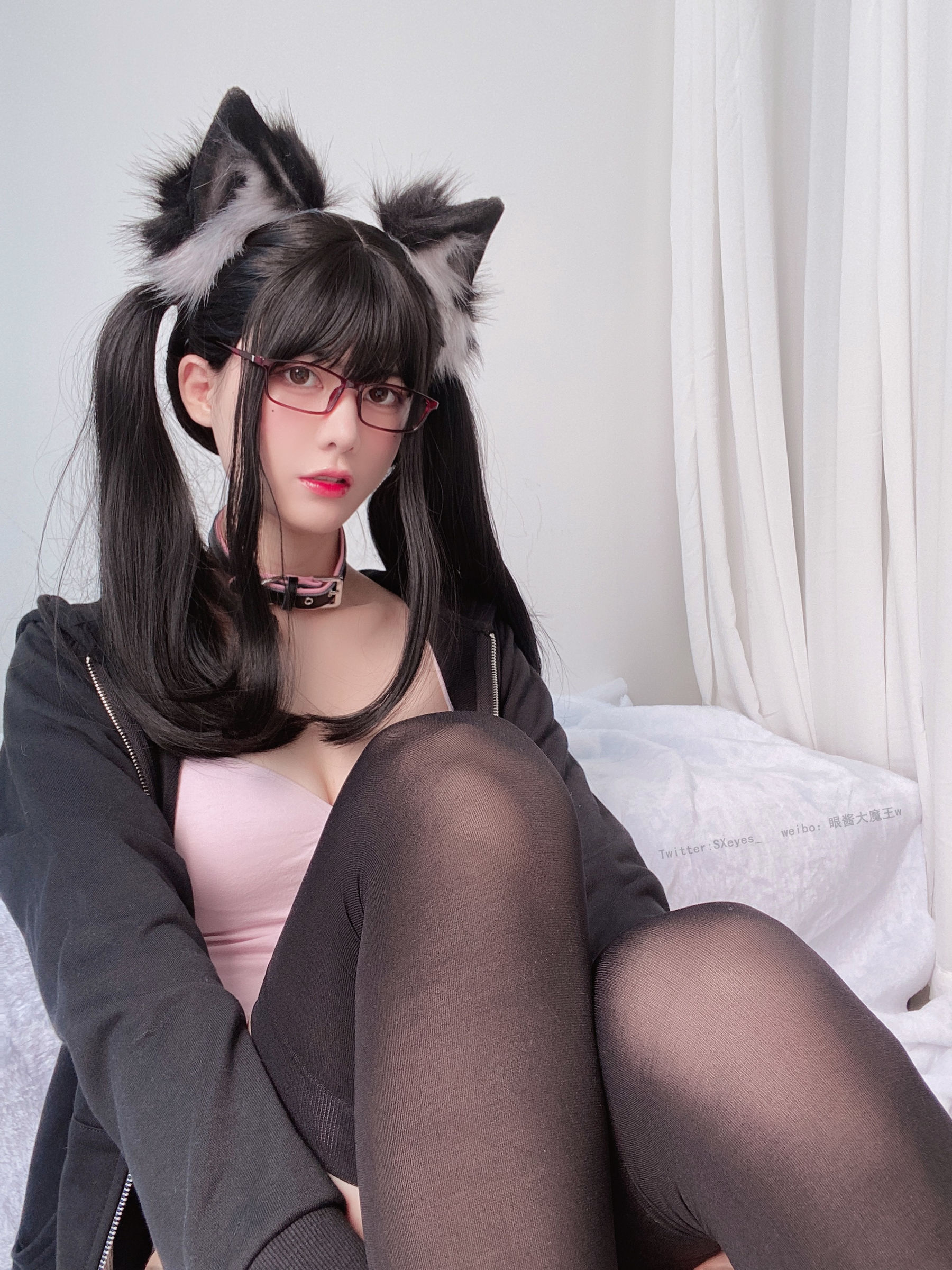萌妹子眼酱大魔王w 黑狐