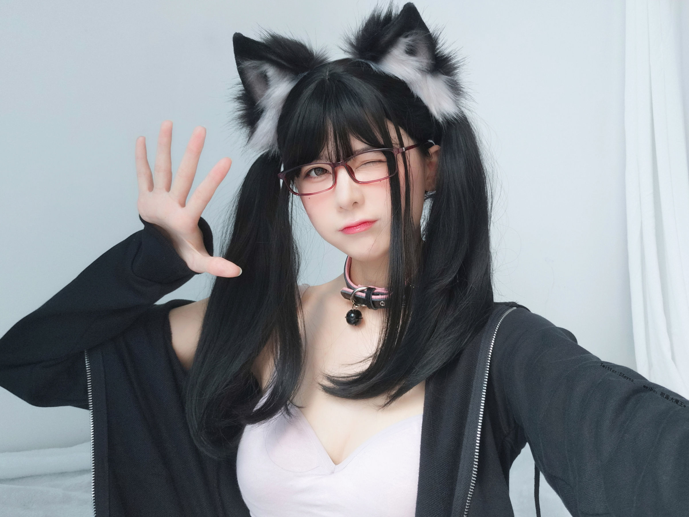 萌妹子眼酱大魔王w 黑狐
