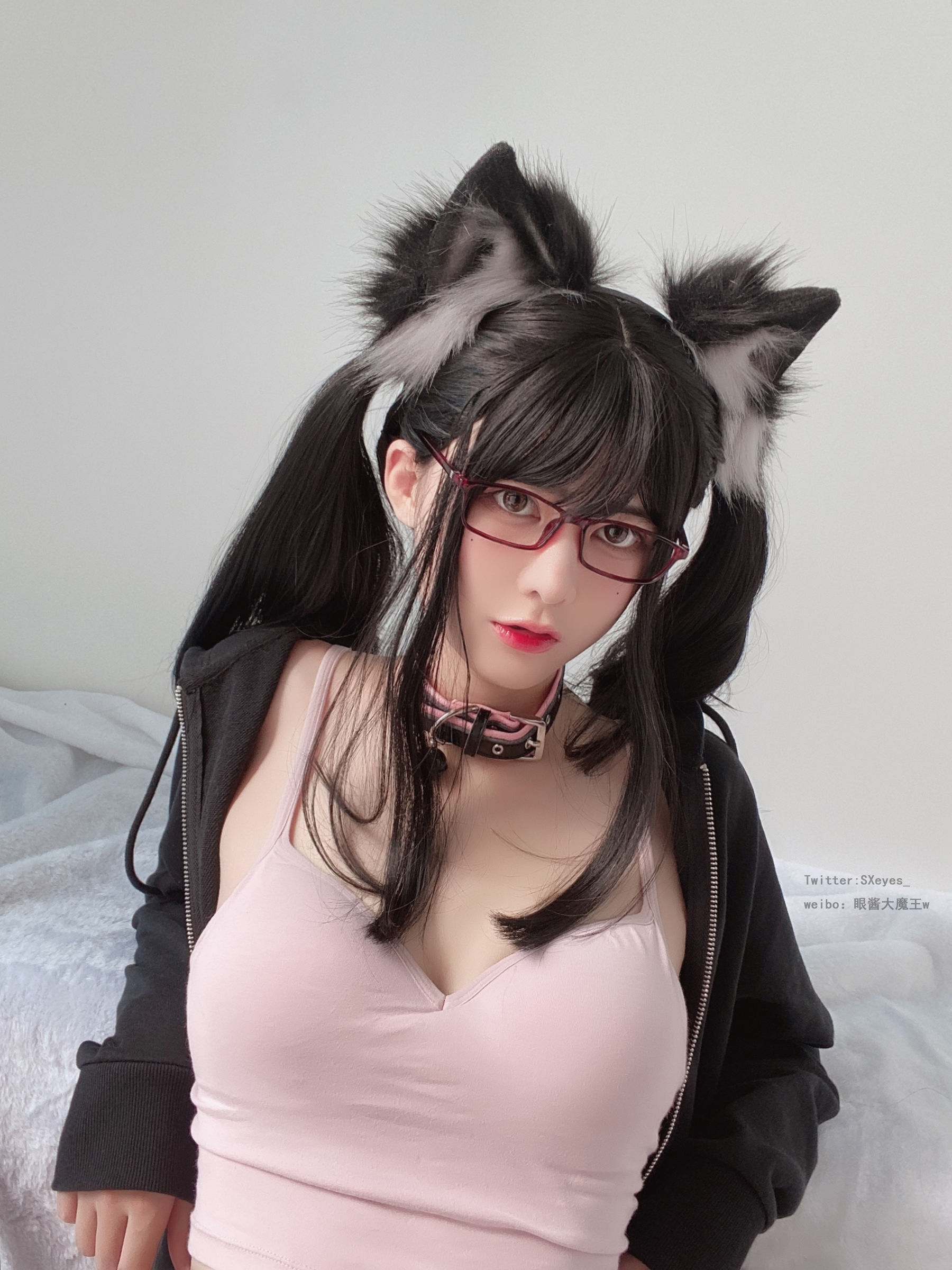 萌妹子眼酱大魔王w 黑狐