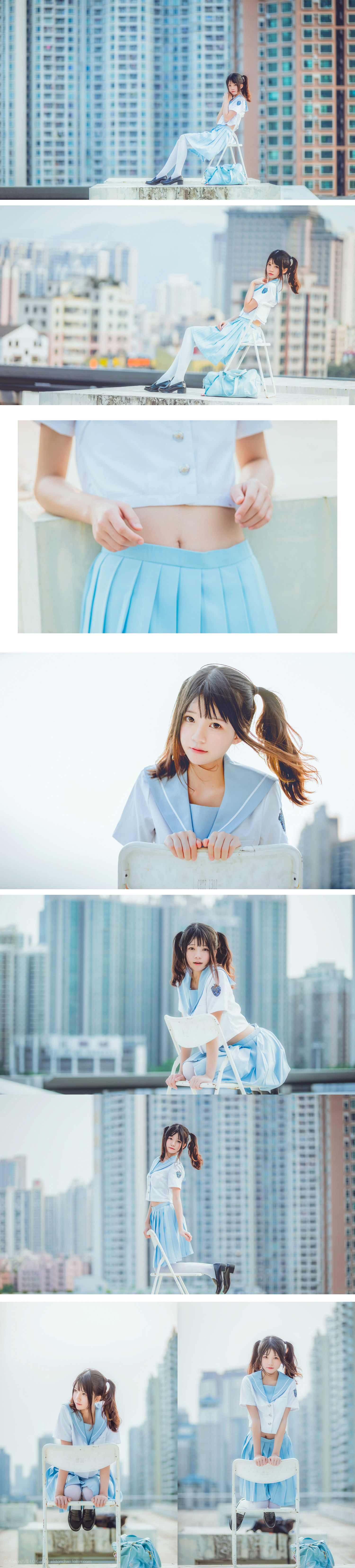 桜桃喵 穿制服的样子