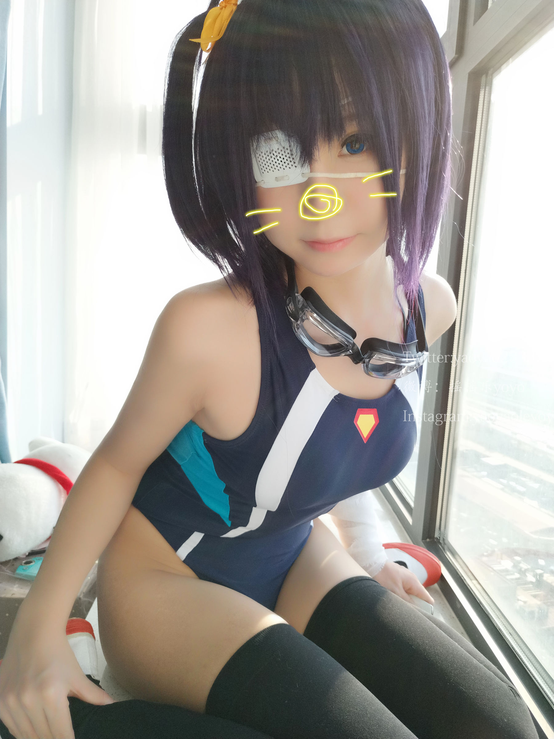 萌妹子Coser摇摇乐yoyo 六花