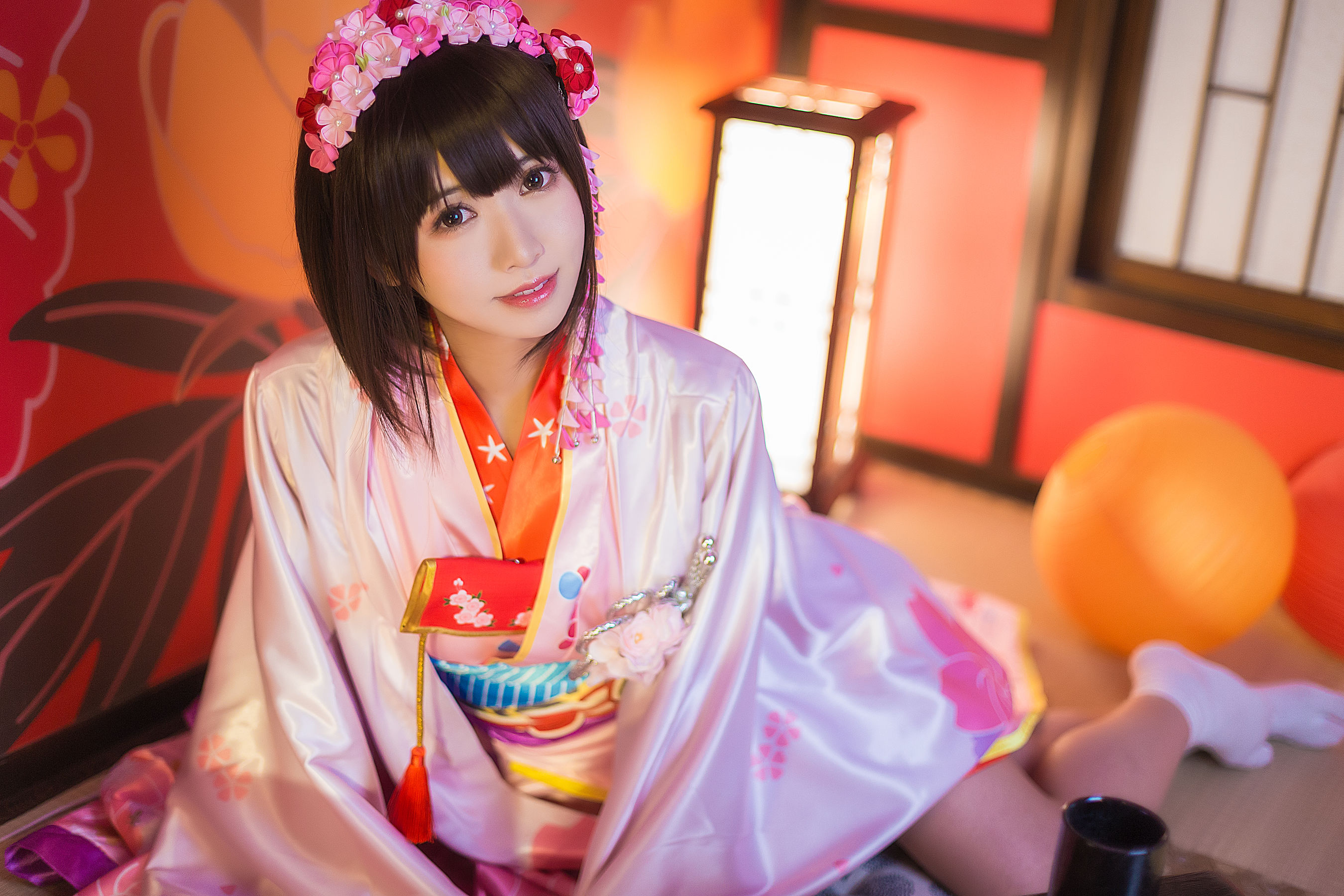超人气Coser鳗鱼霏儿 圣人惠 和服