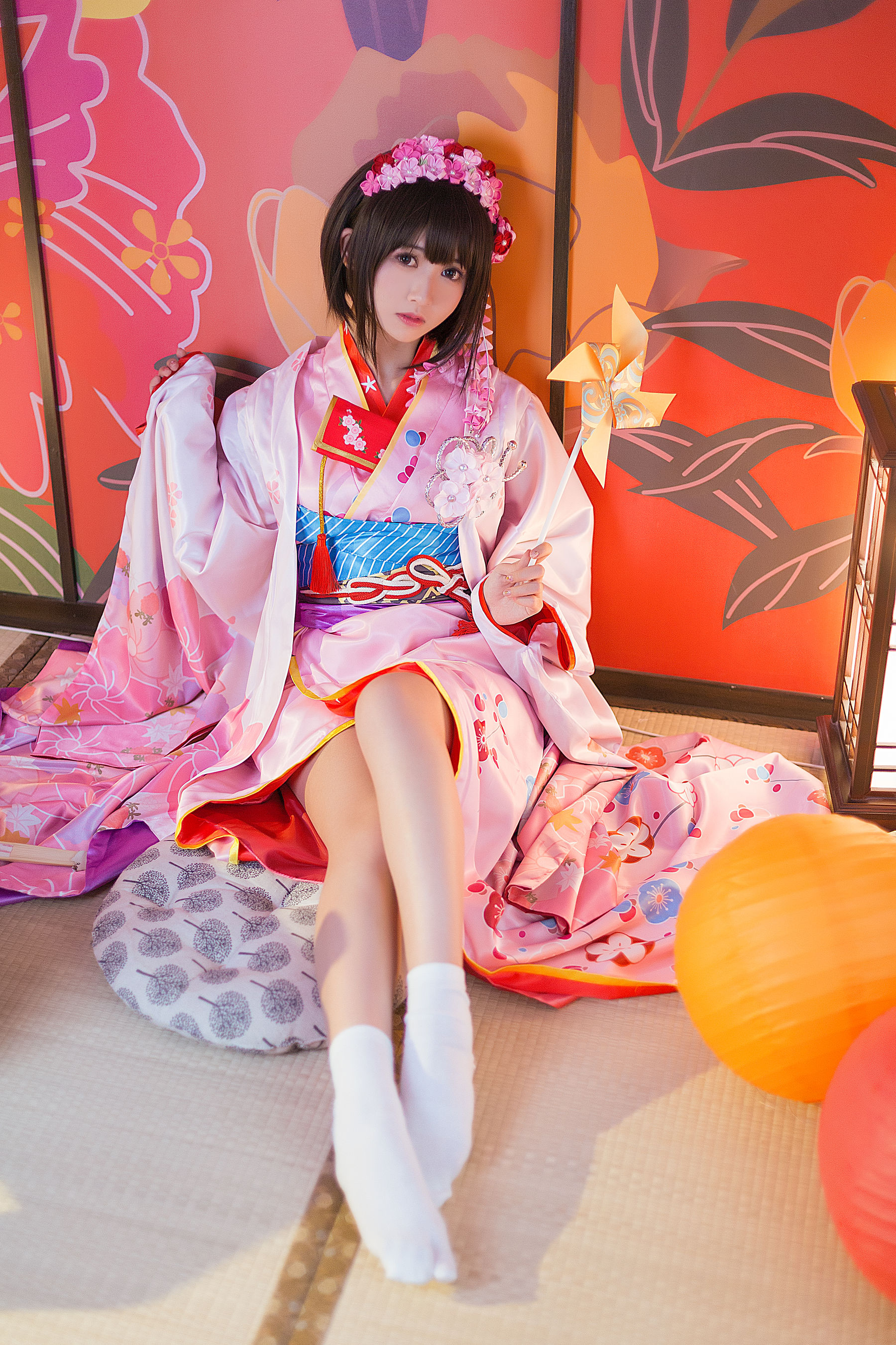 超人气Coser鳗鱼霏儿 圣人惠 和服