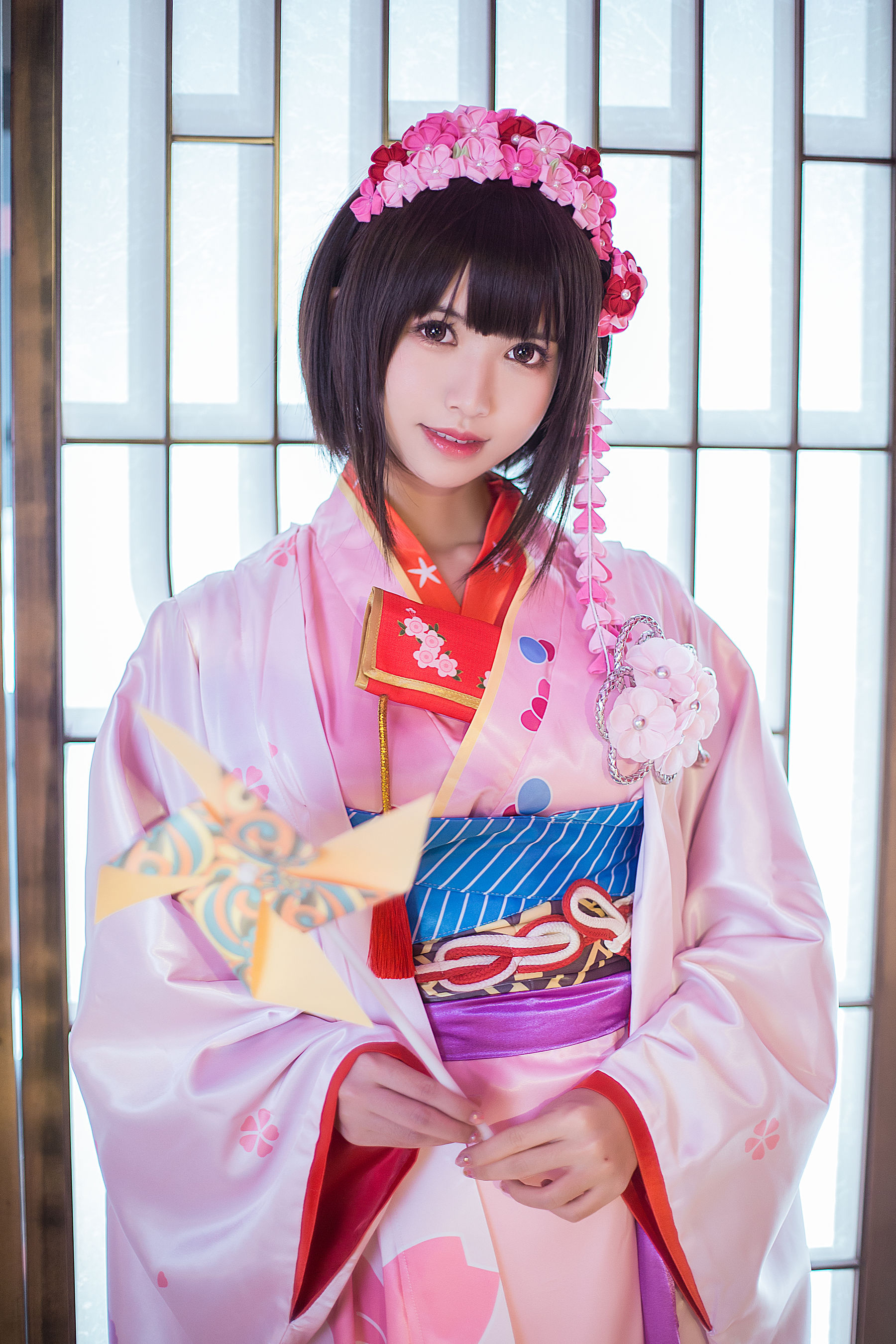 超人气Coser鳗鱼霏儿 圣人惠 和服
