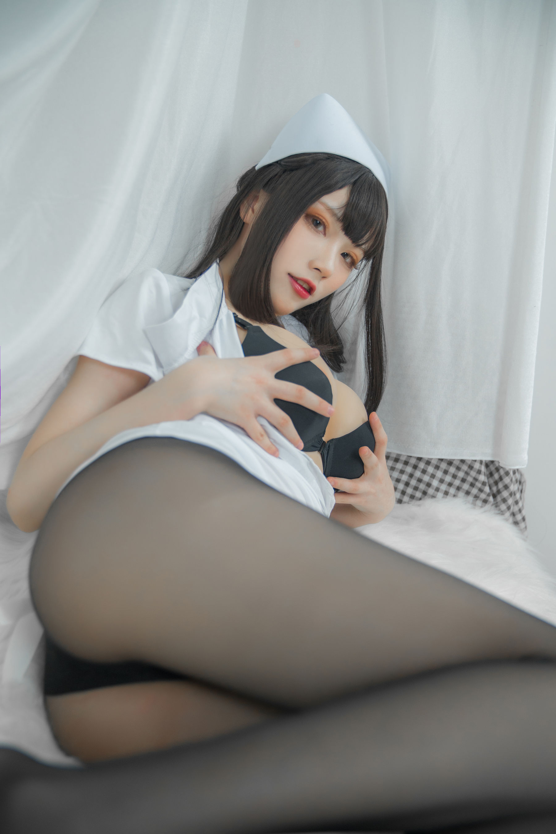 起司块wii写真 白色护士