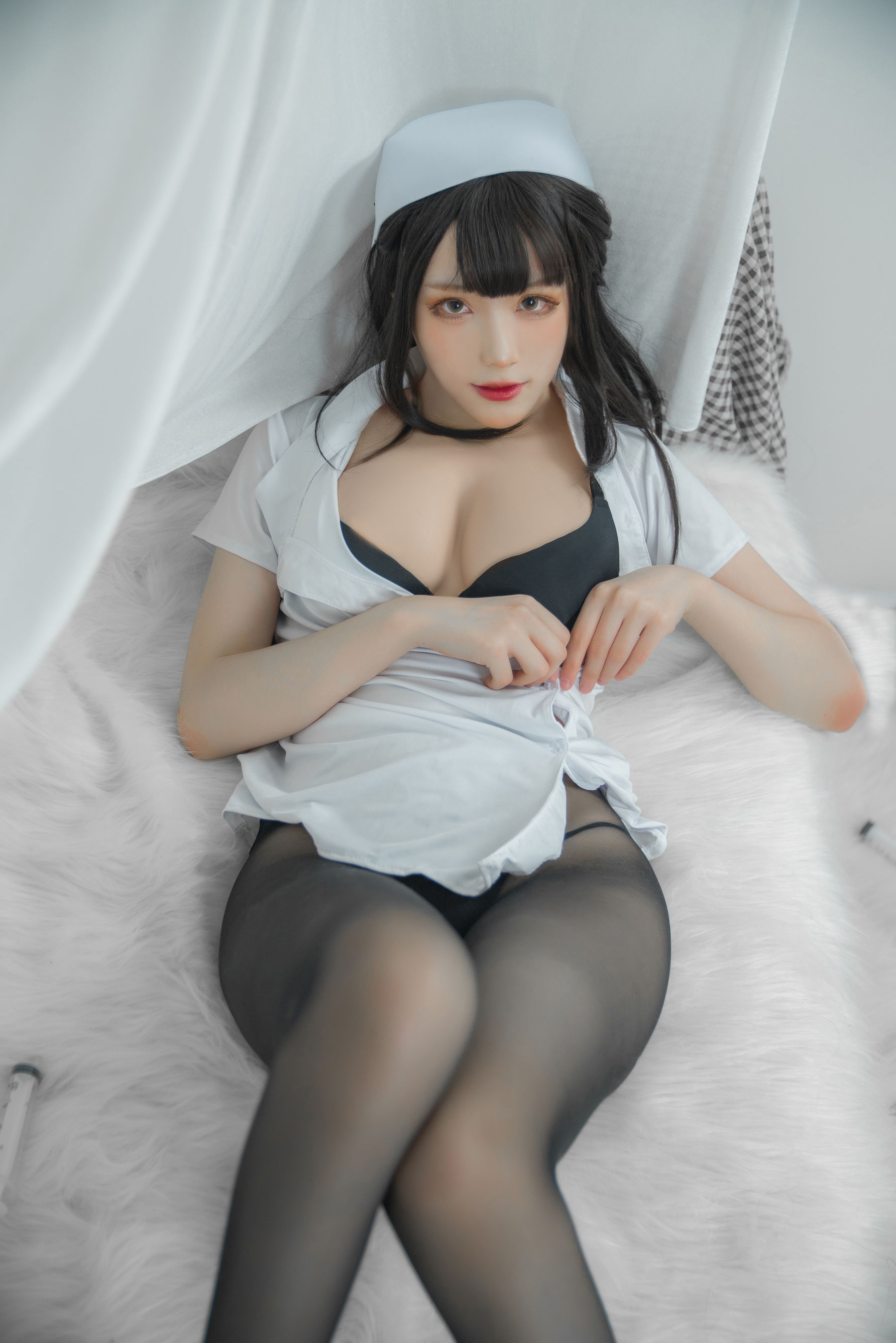 起司块wii写真 白色护士