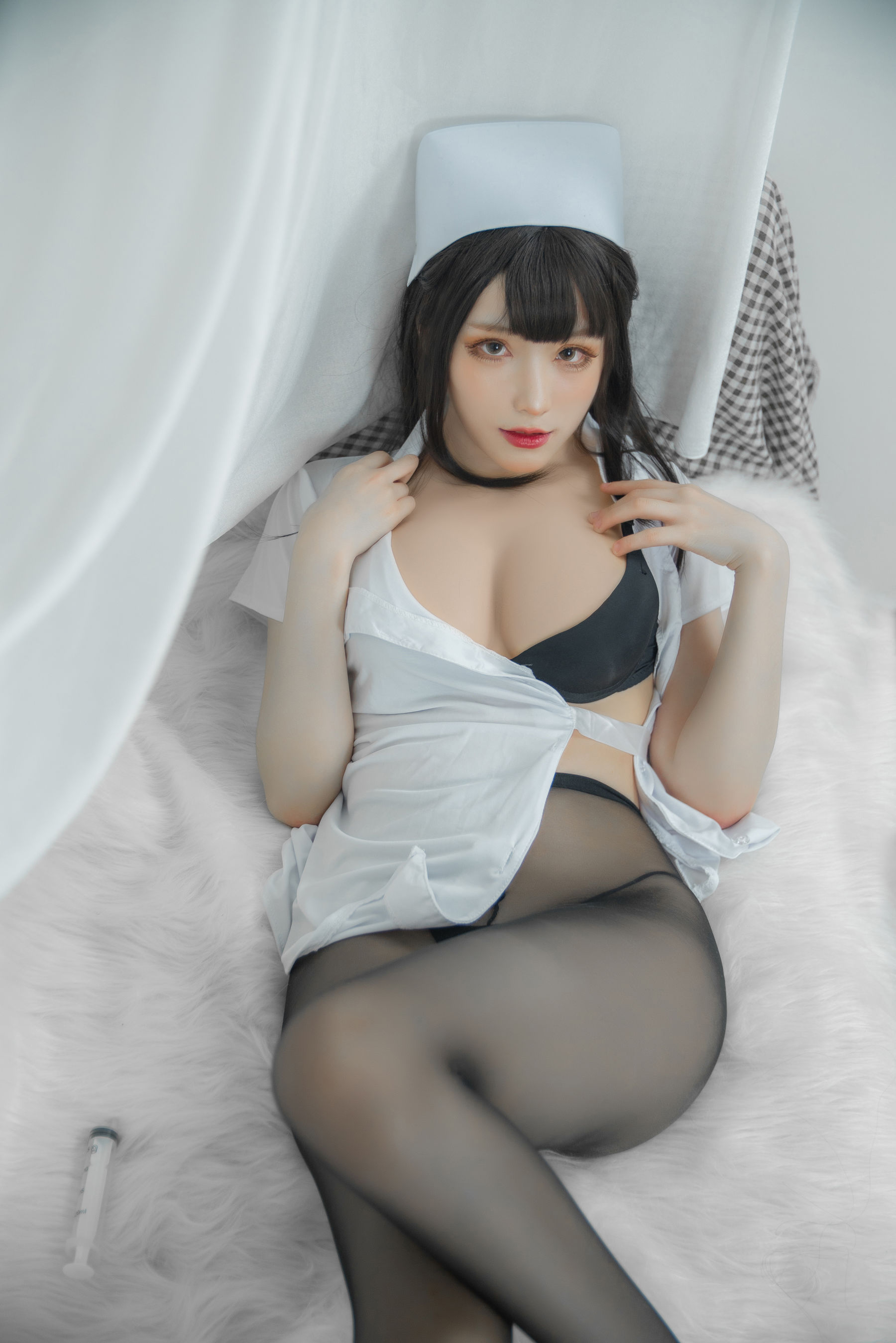 起司块wii写真 白色护士