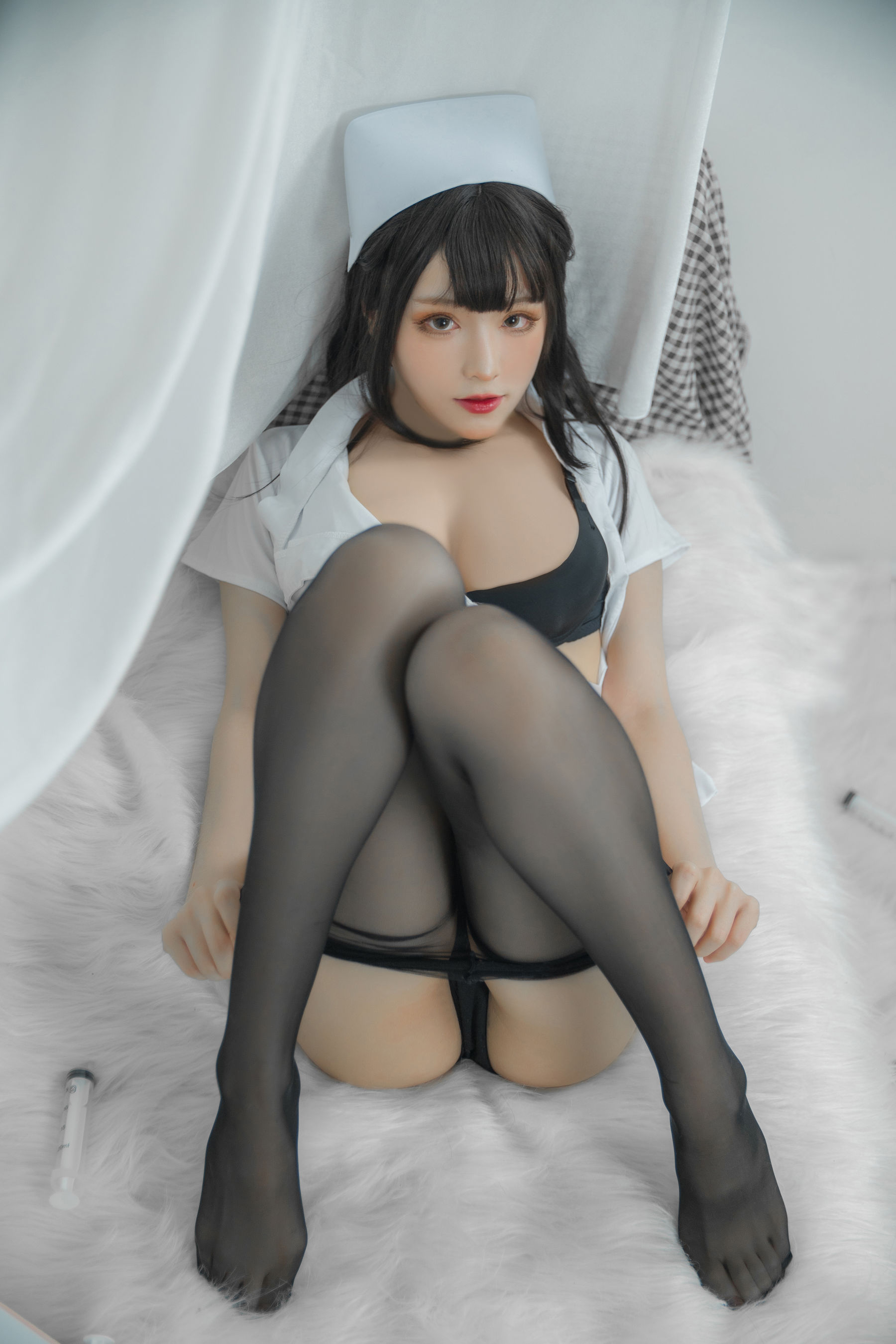起司块wii写真 白色护士