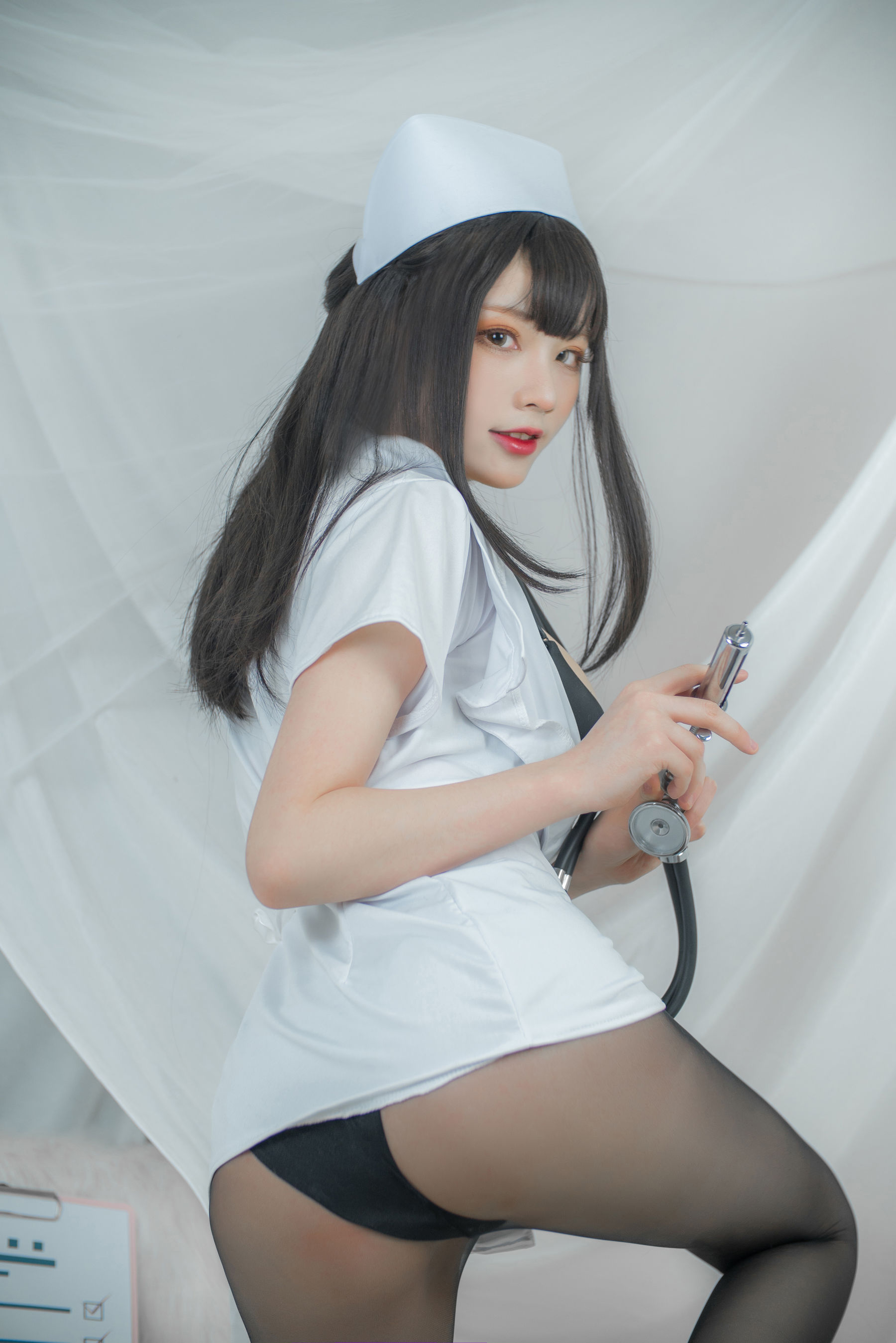起司块wii写真 白色护士