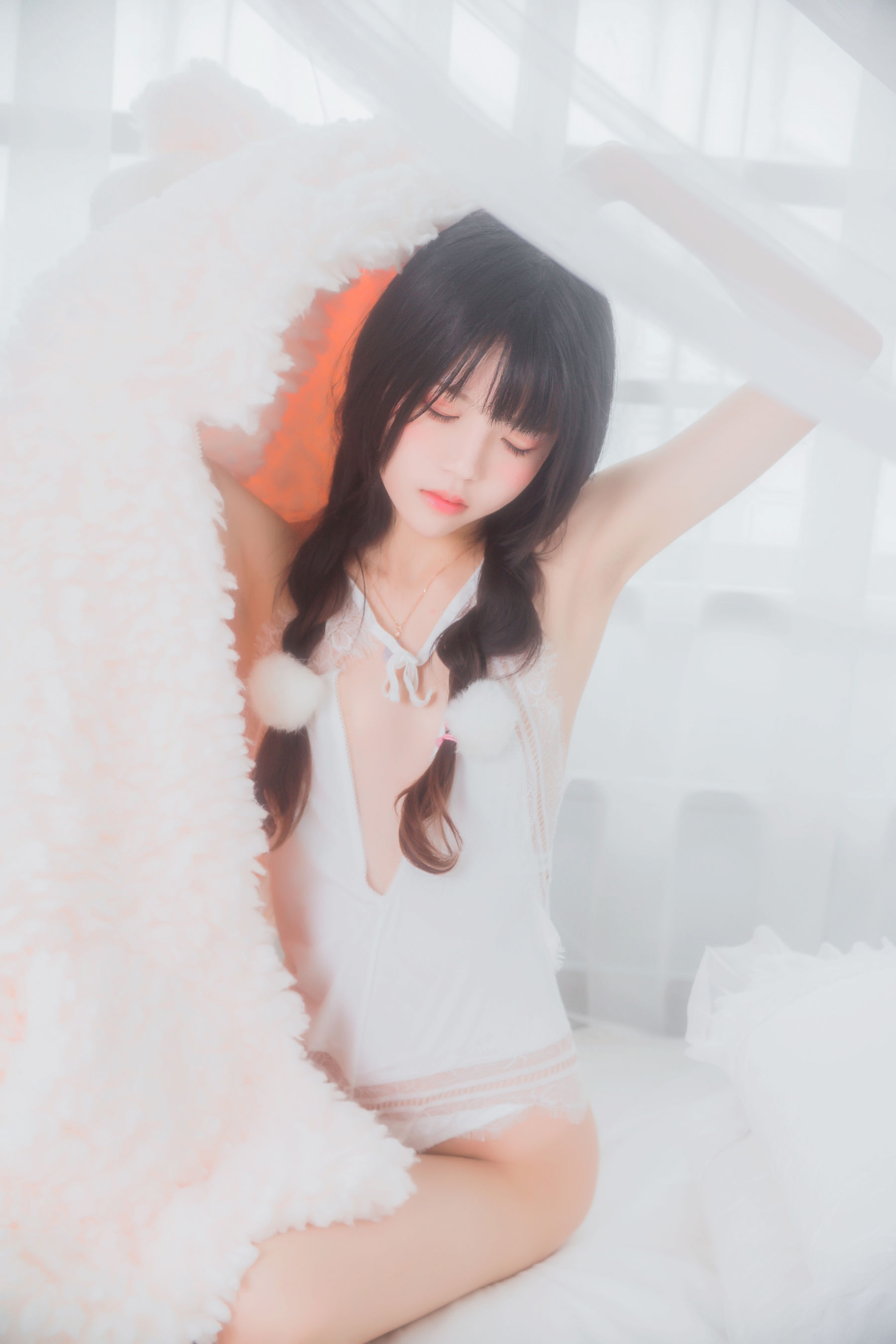 桜桃喵 冬眠系列 纯白私房
