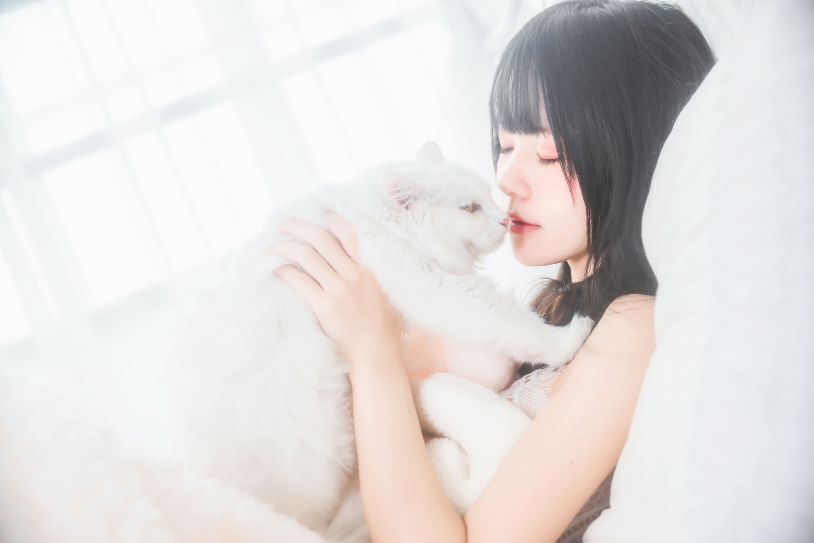 桜桃喵 冬眠系列 纯白私房