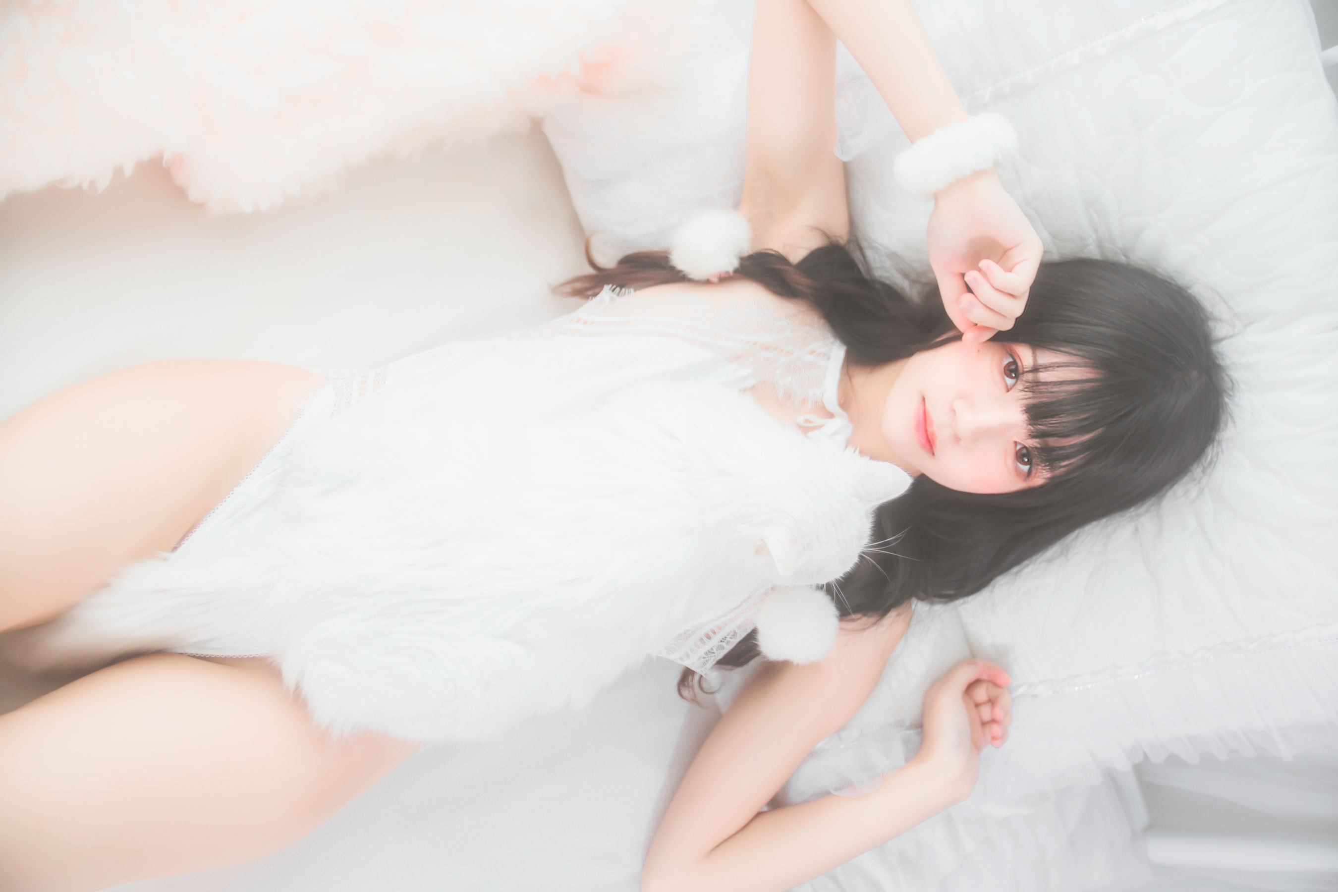桜桃喵 冬眠系列 纯白私房