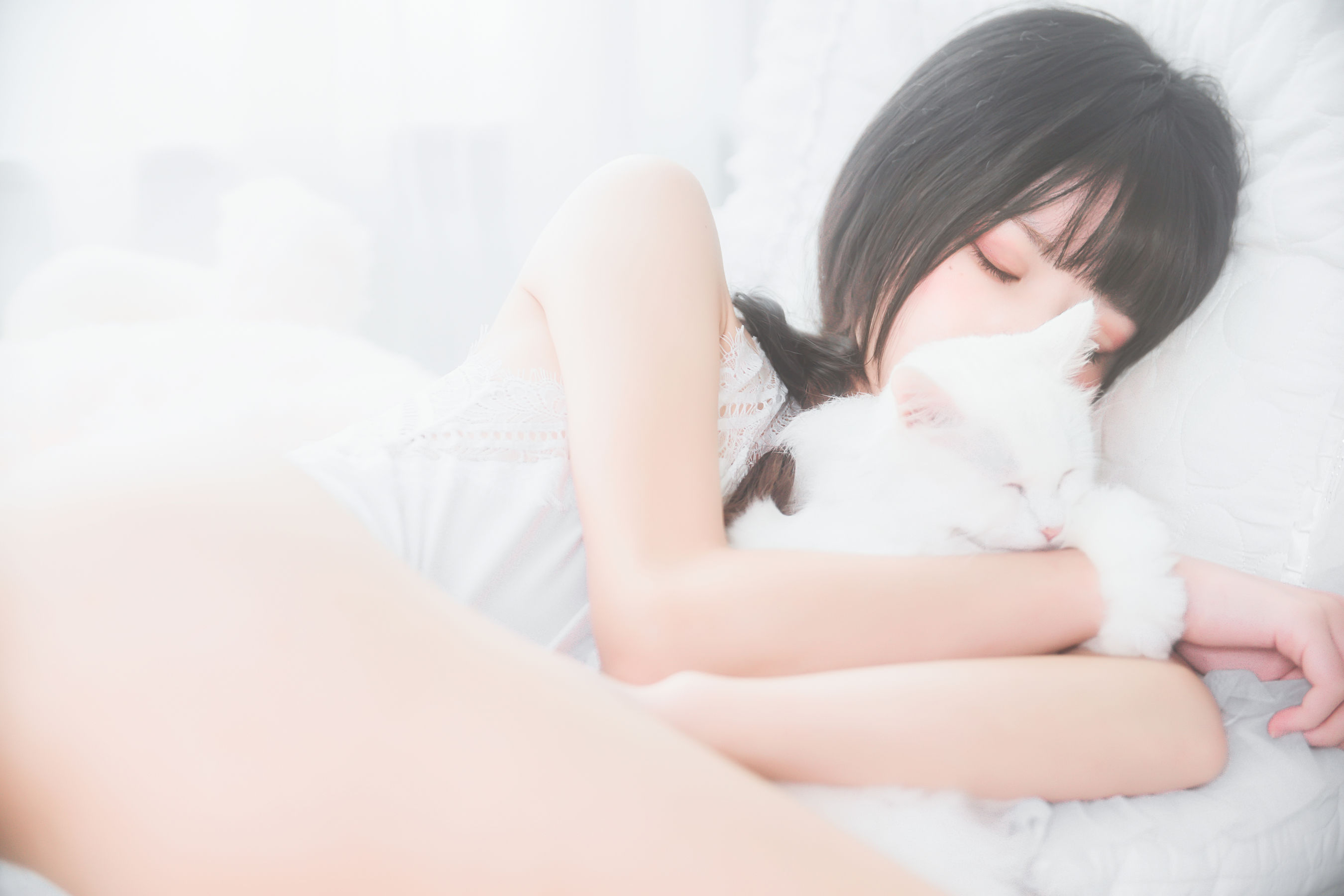 桜桃喵 冬眠系列 纯白私房